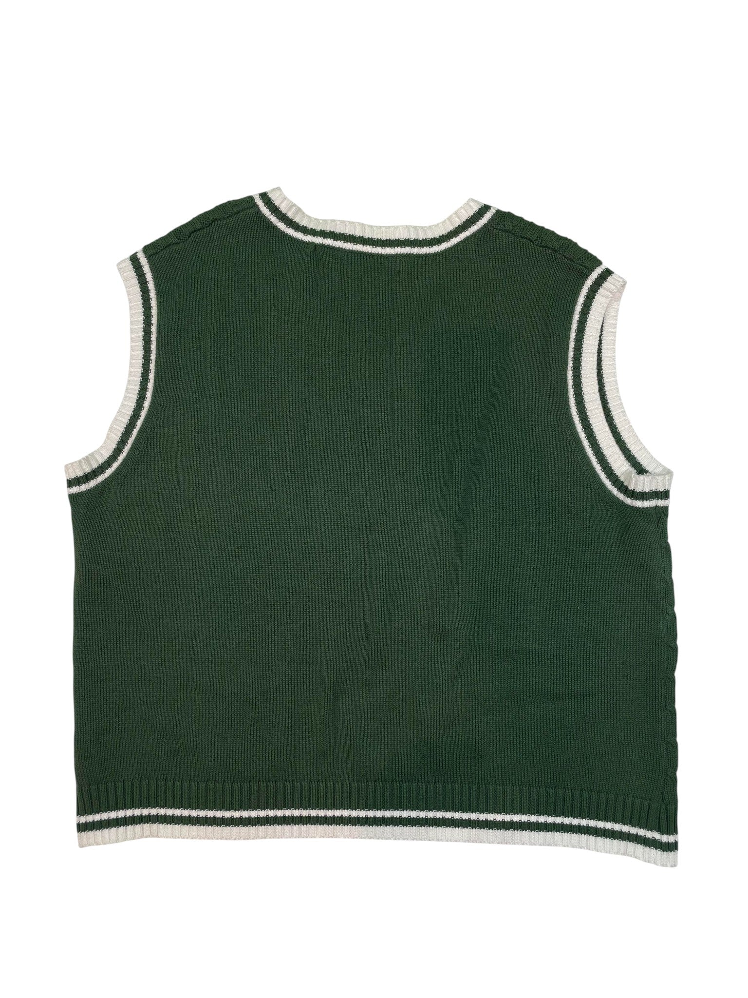 Vale Knitted Green Vest