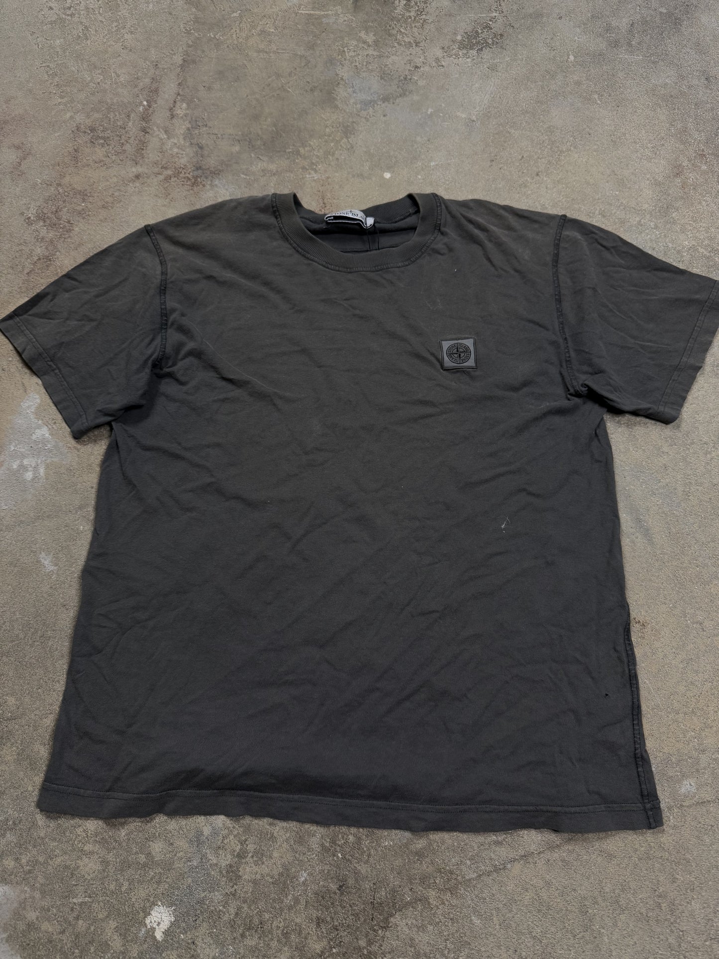 Stone Island Tee Charcoal Grey Used Medium