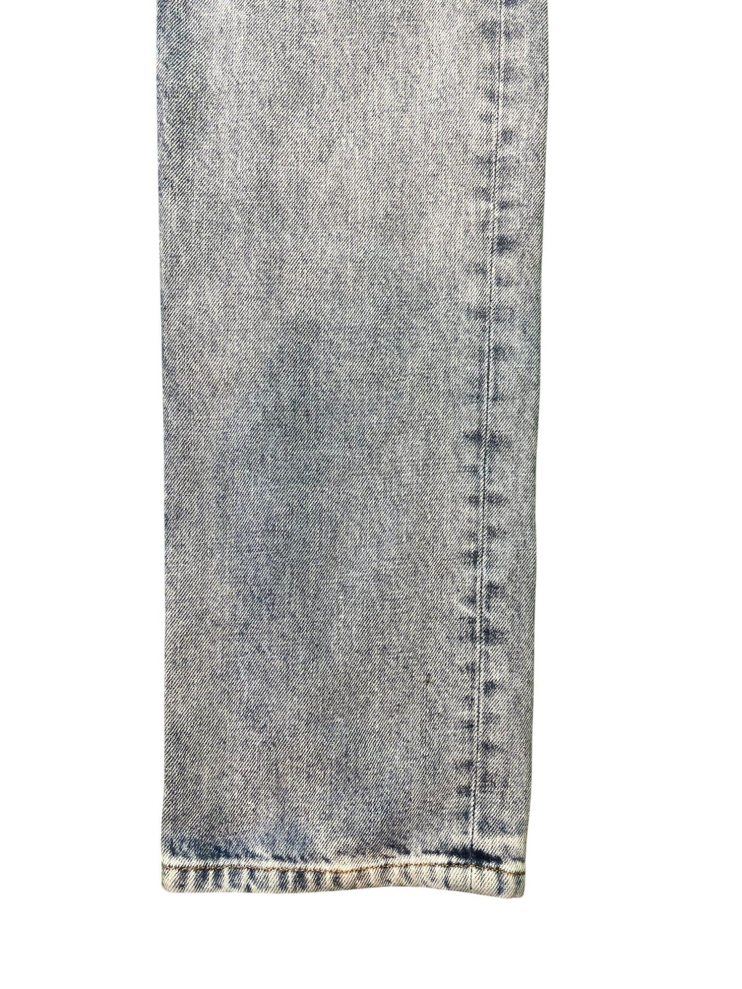 LV Plain Denim Light Wash Blue Jeans