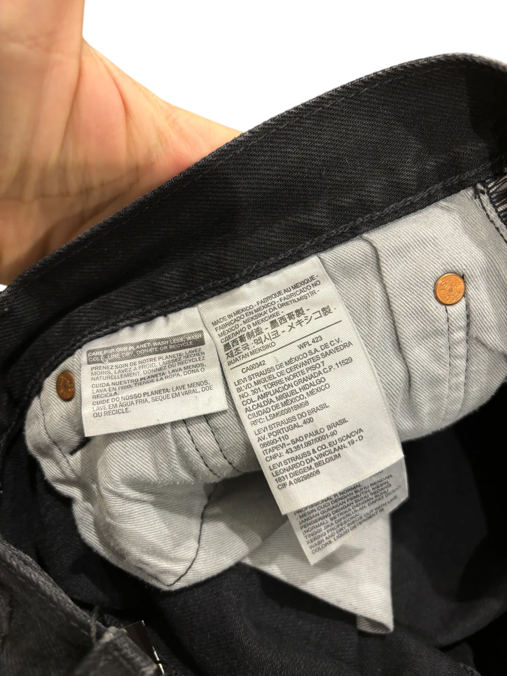 Denim Tears One Flower Black Jeans