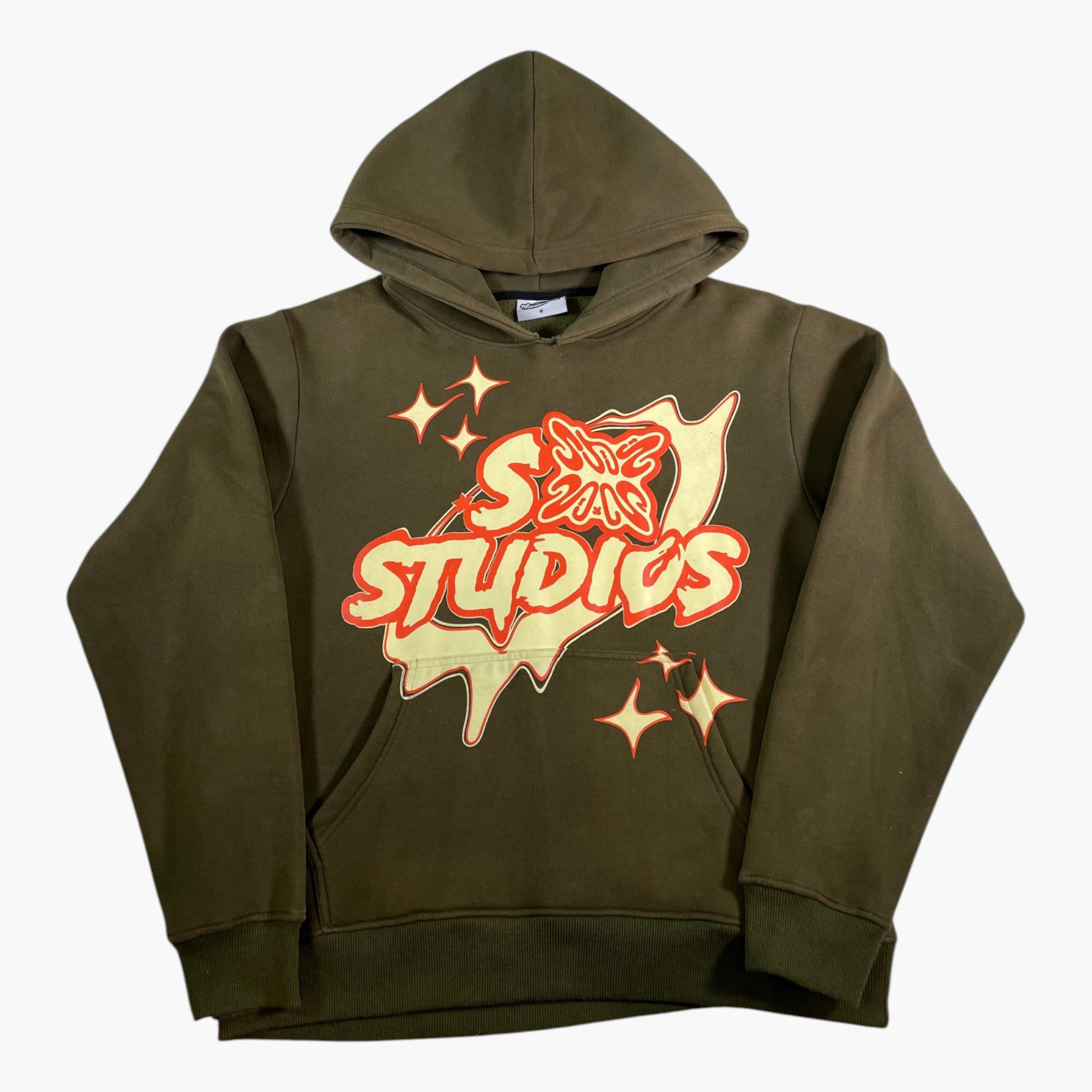 SB Studios Olive & Orange Hoodie