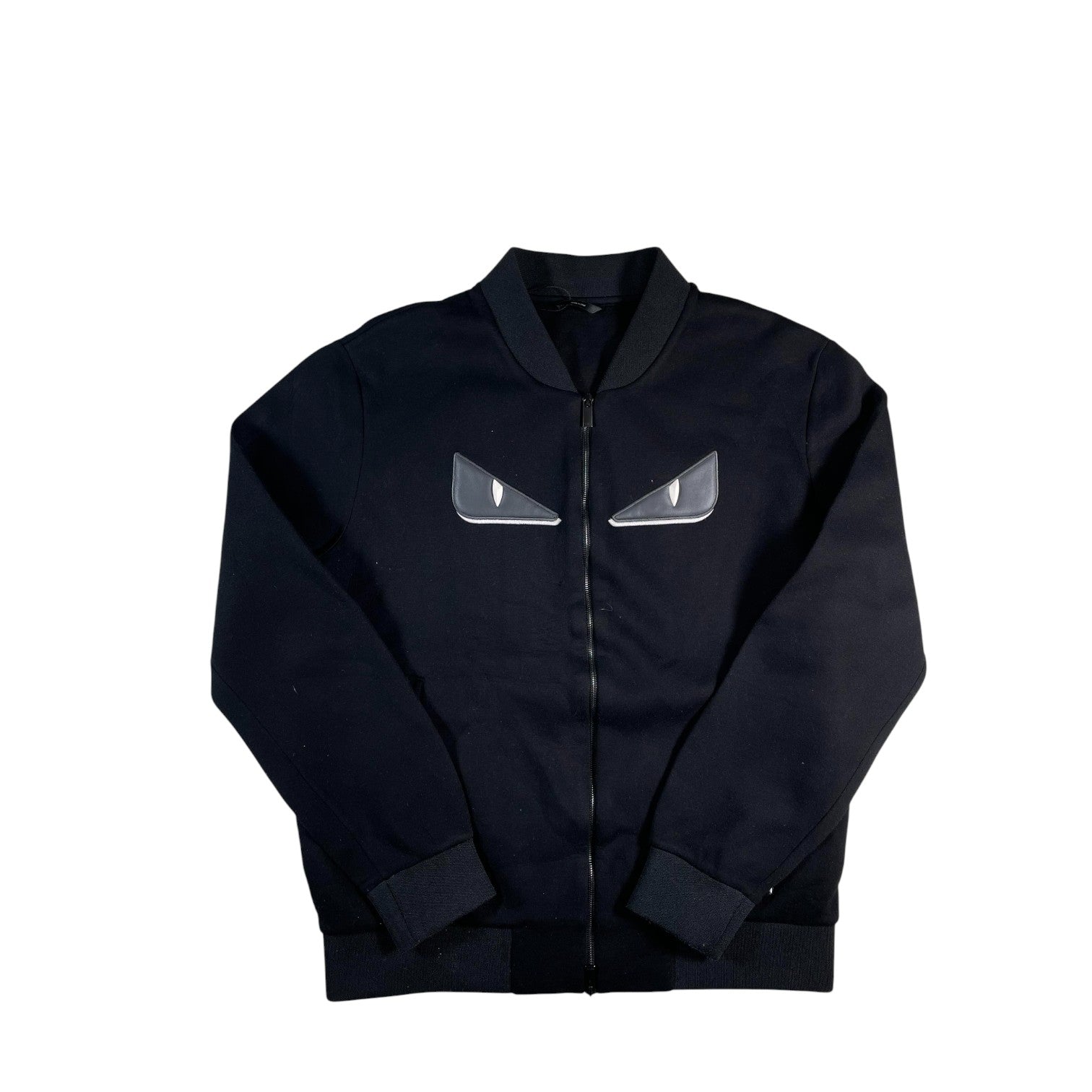Fendi 'Monster Eyes' Black  Quarter Zip