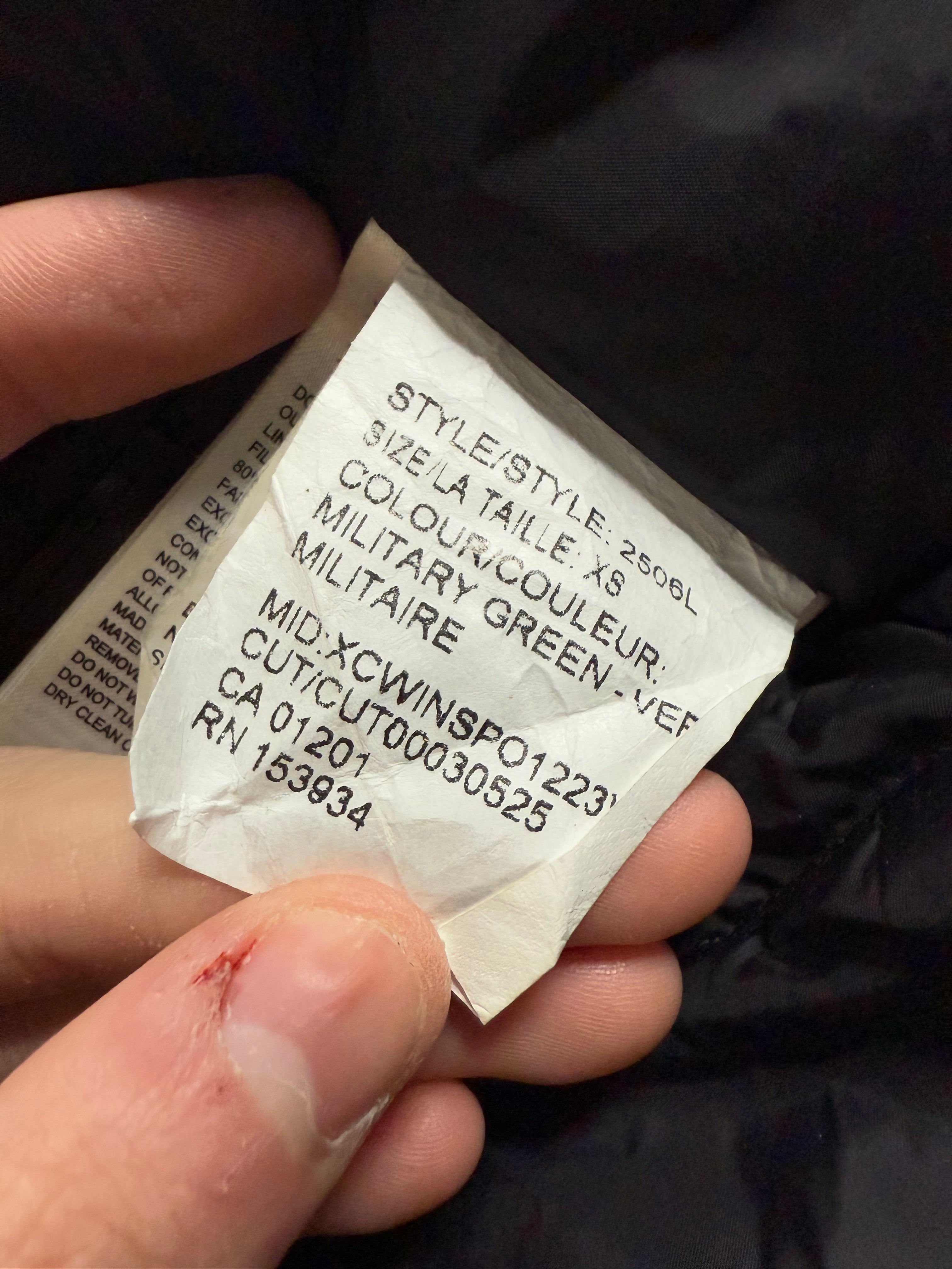 Canada Goose Women's Long Coat Olive XS Used