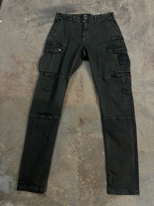 Amiri Airborne Olive Cargos Used 32