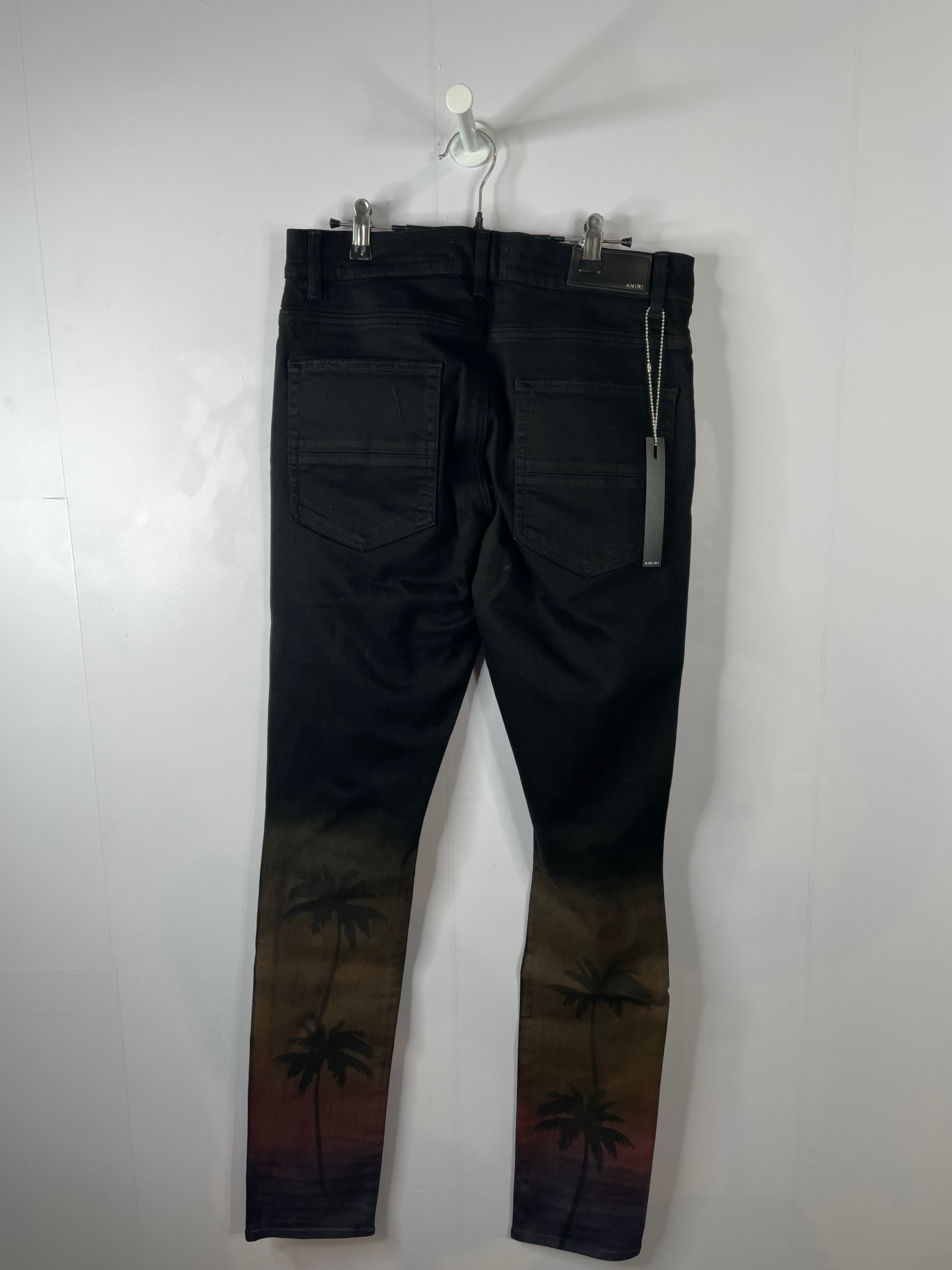 Amiri Jeans Black Palm Used 34