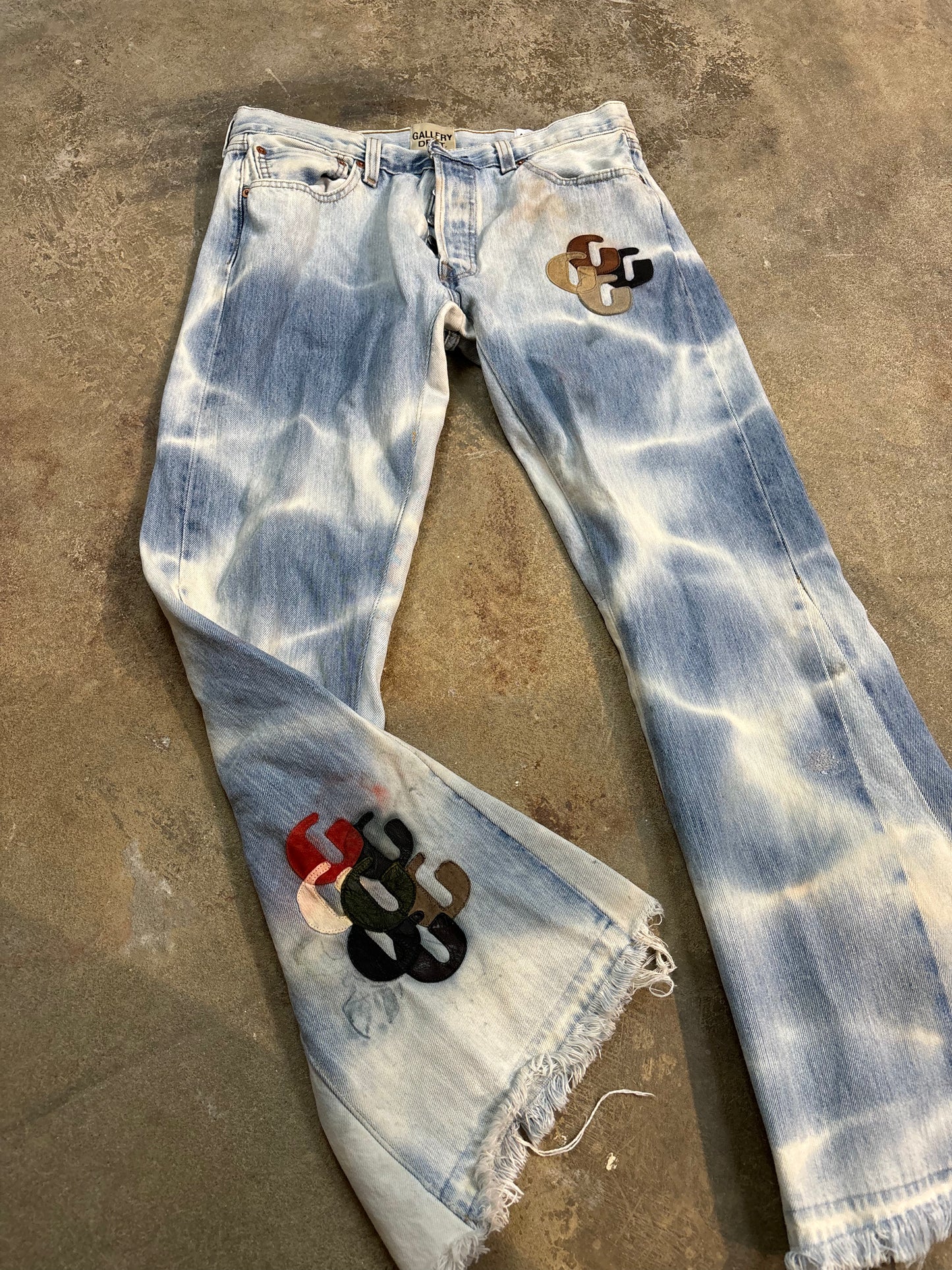 Gallery Dept G-Patch De La Flare Light Wash Used 32