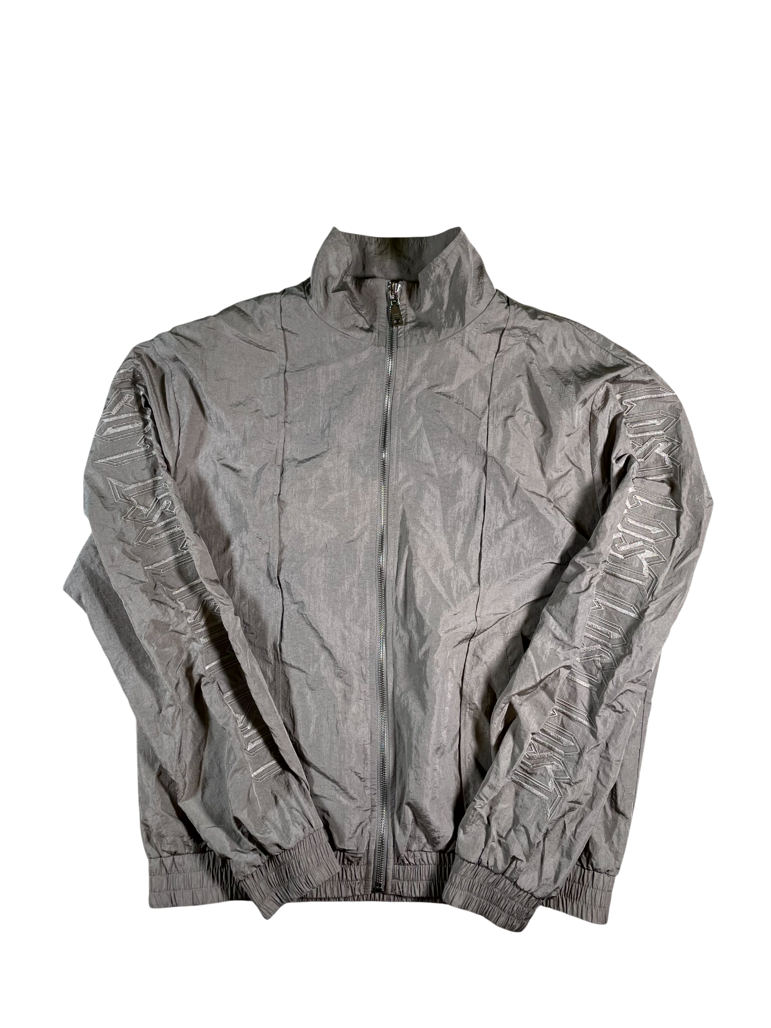 Lost Track Zip Up Grey Jacket