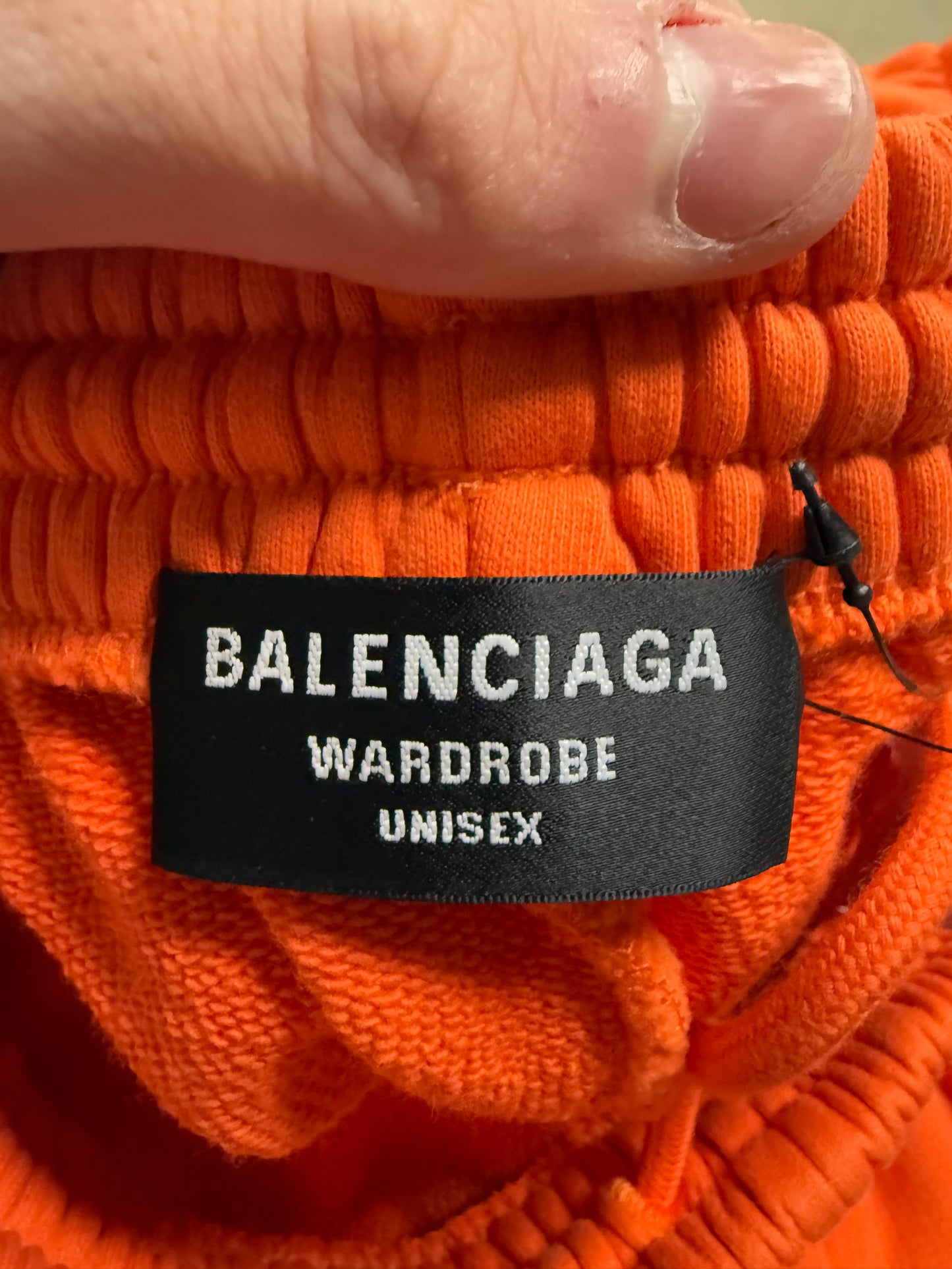 Balenciaga Orange Shorts Small Logo Medium