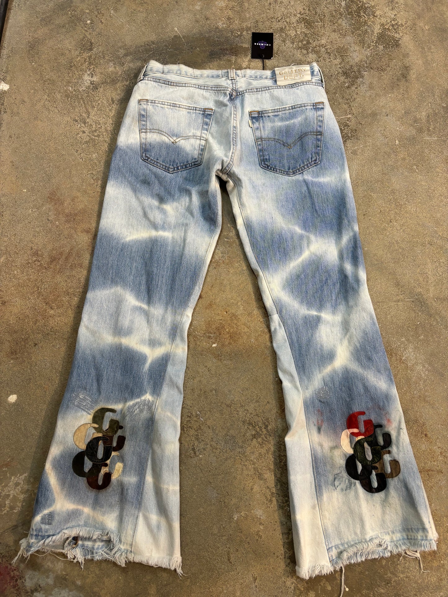 Gallery Dept G-Patch De La Flare Light Wash Used 32