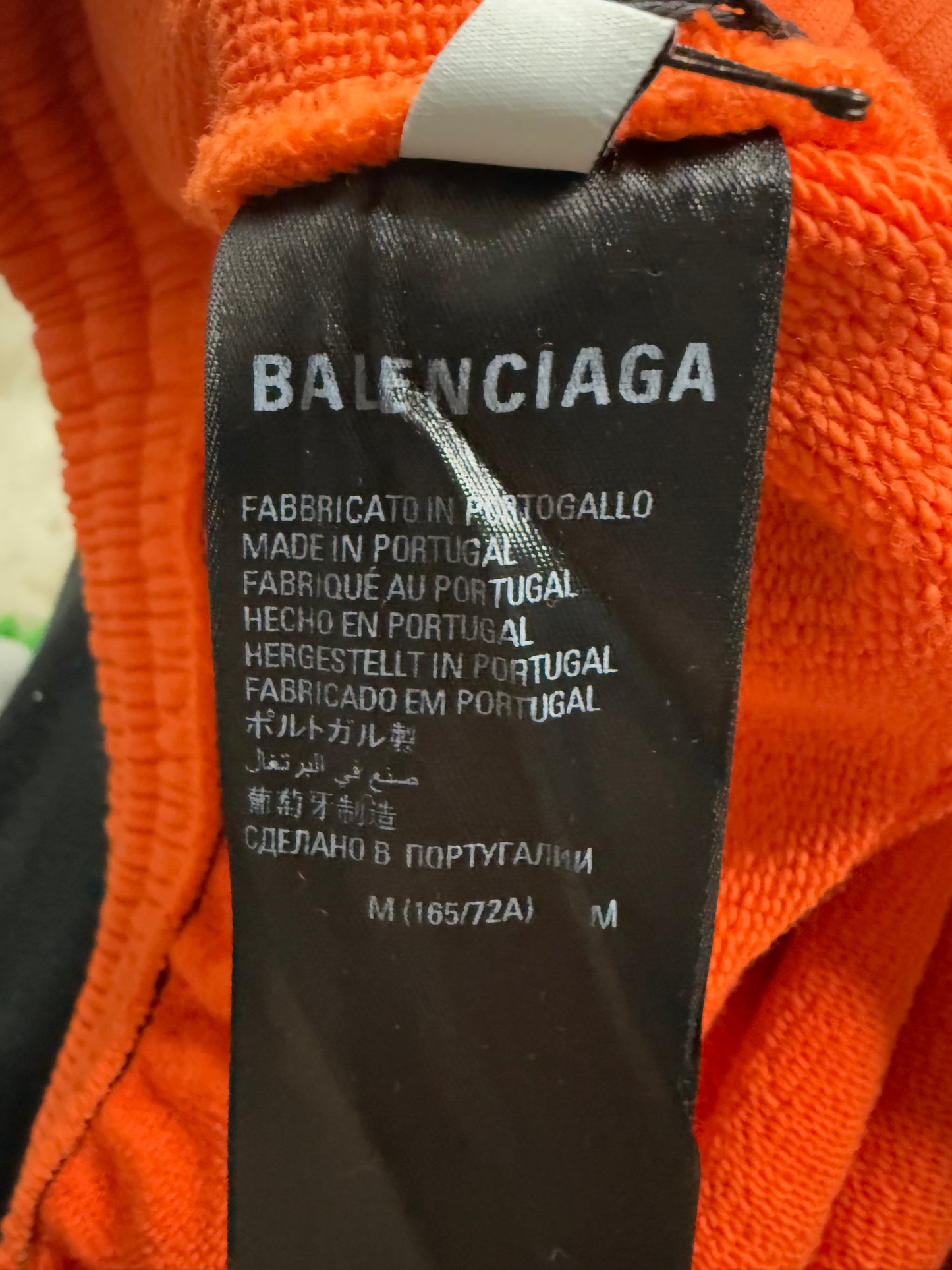 Balenciaga Orange Shorts Small Logo Medium