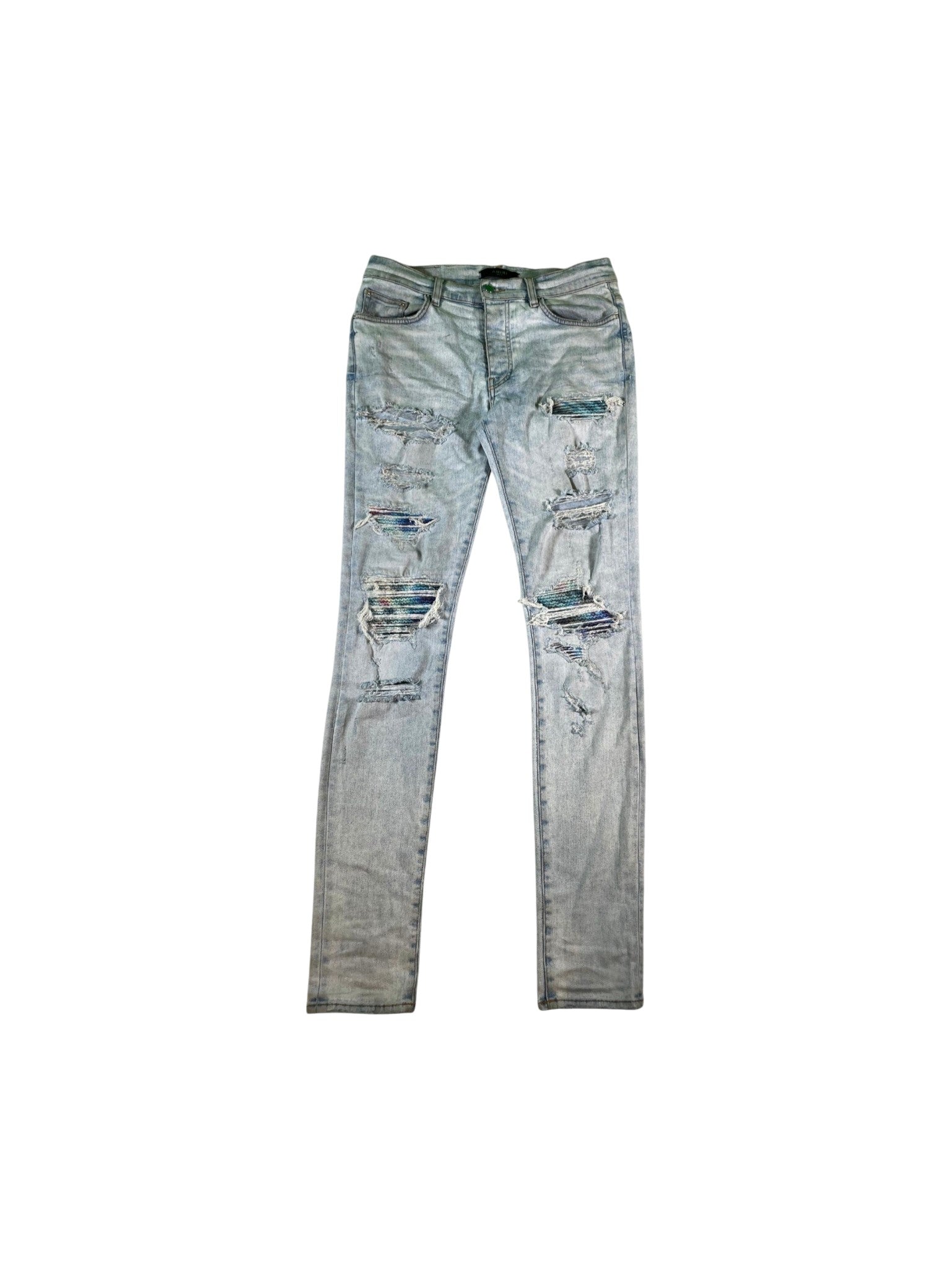 Amiri "Aqua Thraser" Light Wash Jeans