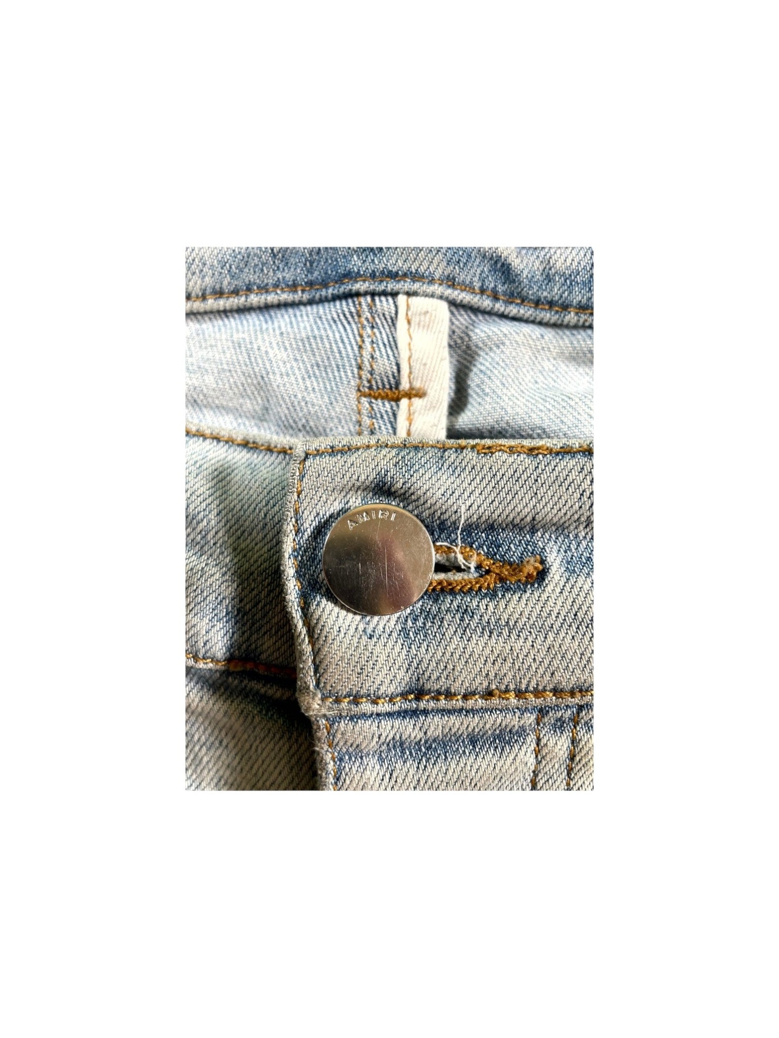 Amiri "Aqua Thraser" Light Wash Jeans