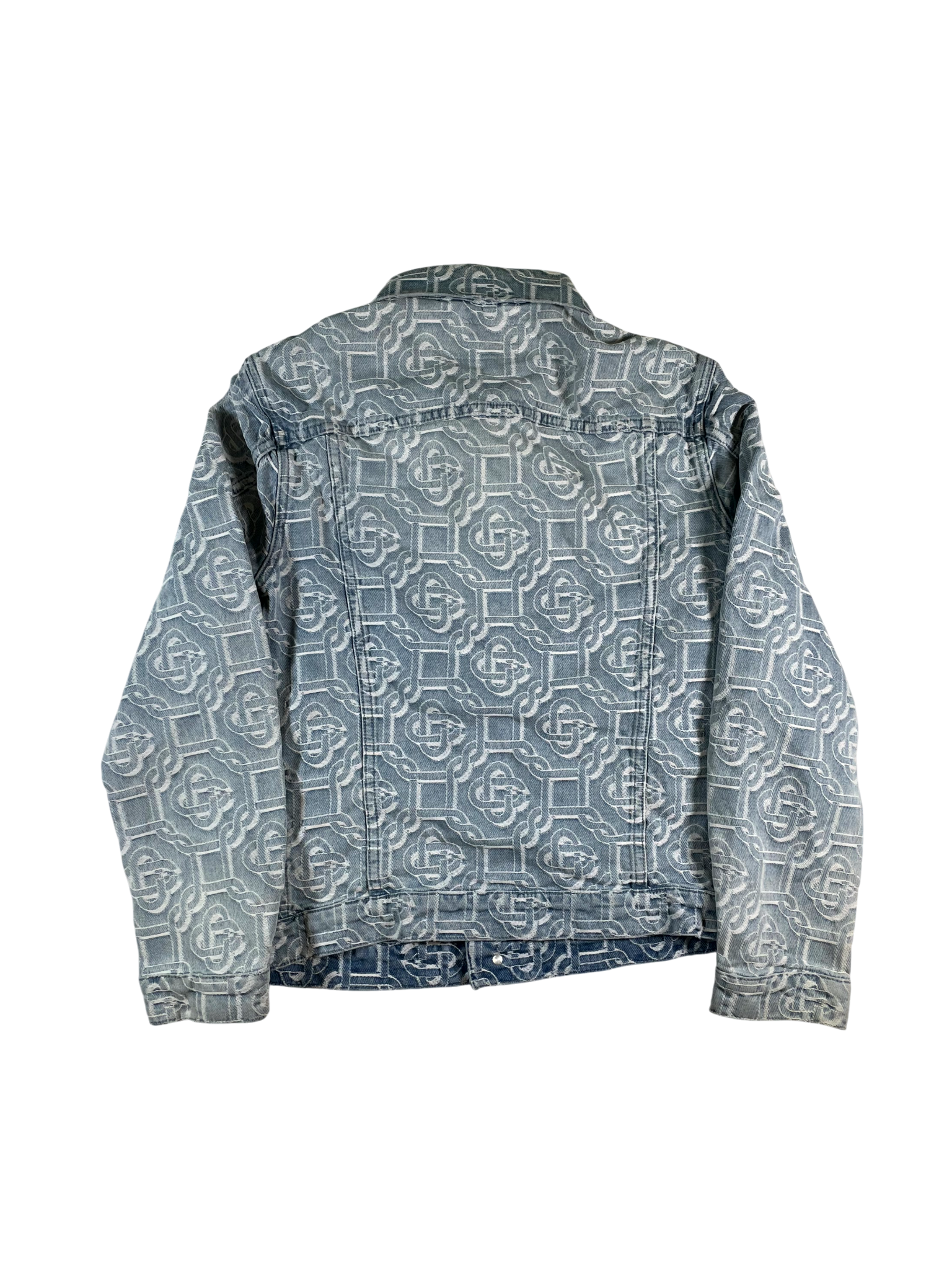 Casablanca Oblique All Over Jean Blue Jacket
