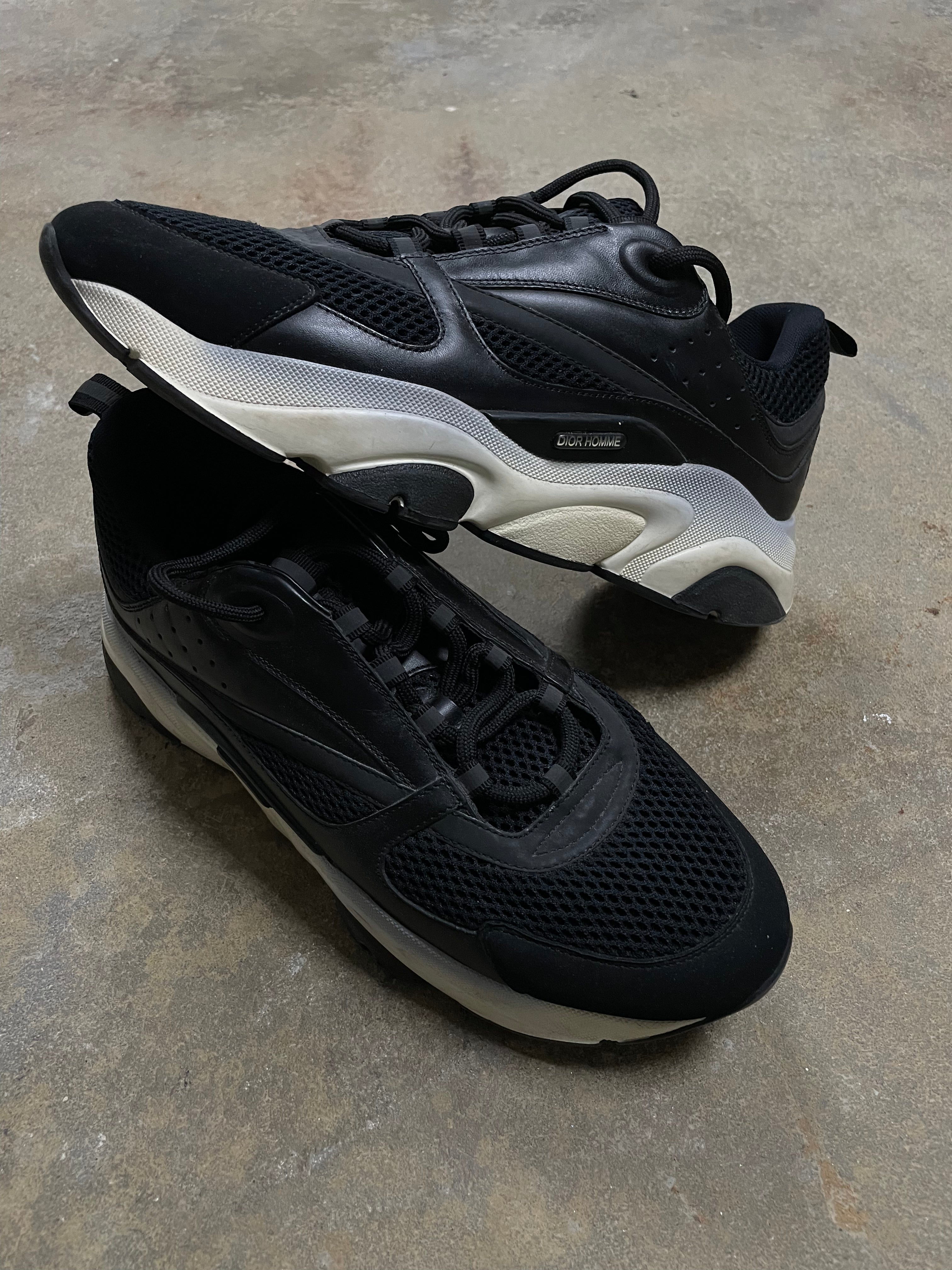 Dior B22 Homme Black & White Sneakers