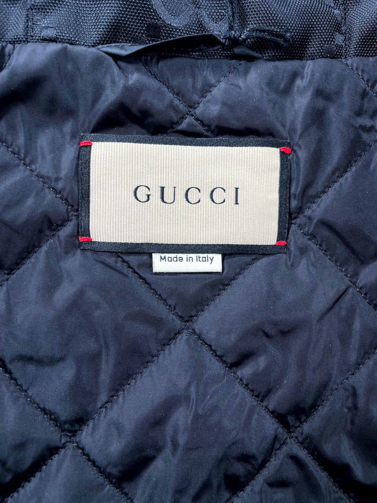 Gucci GG Nylon Monogram Blouson Black Jacket