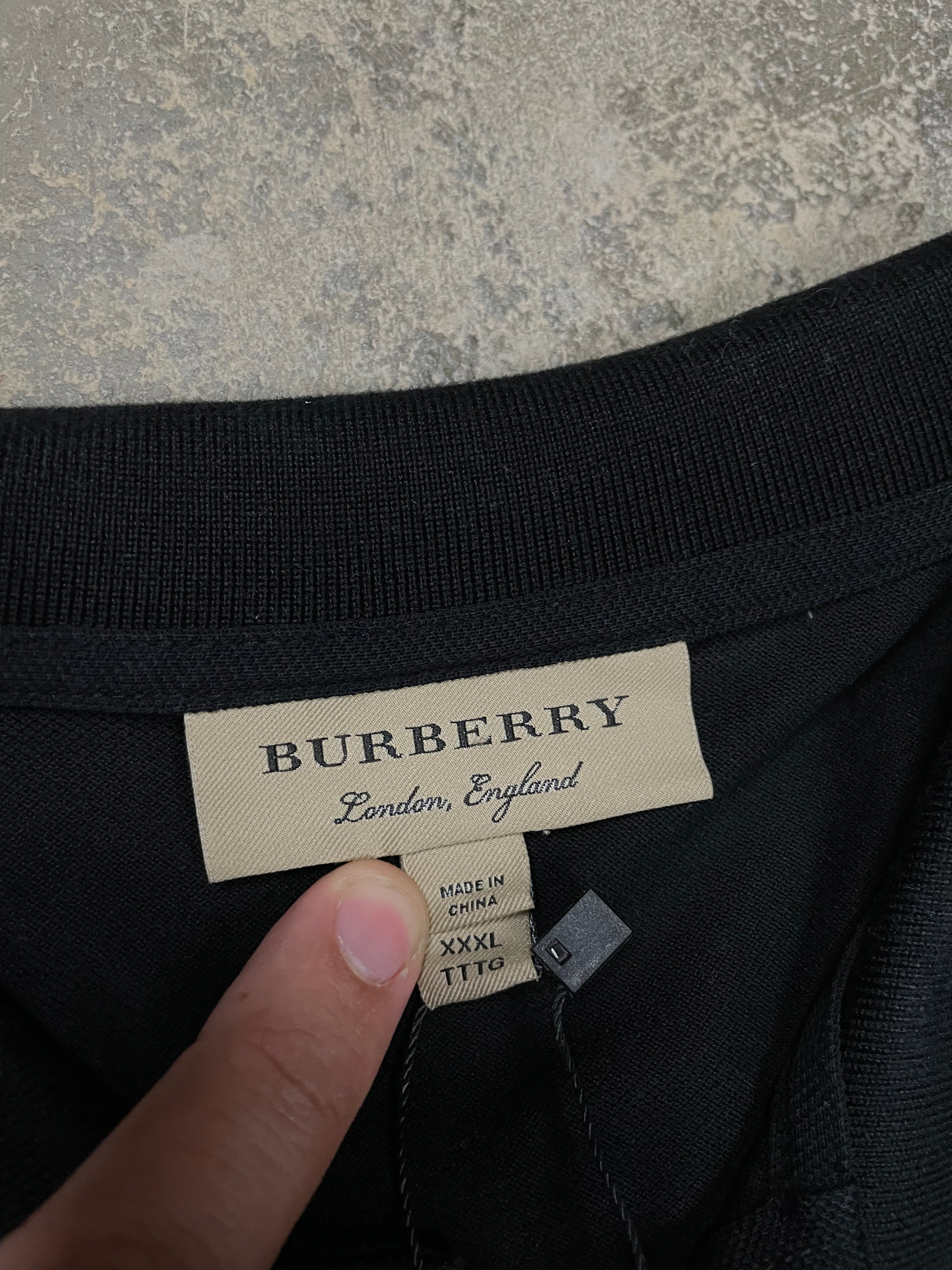 Burberry Golden Logo Polo Tee 3XL (Fits 2XL) Used