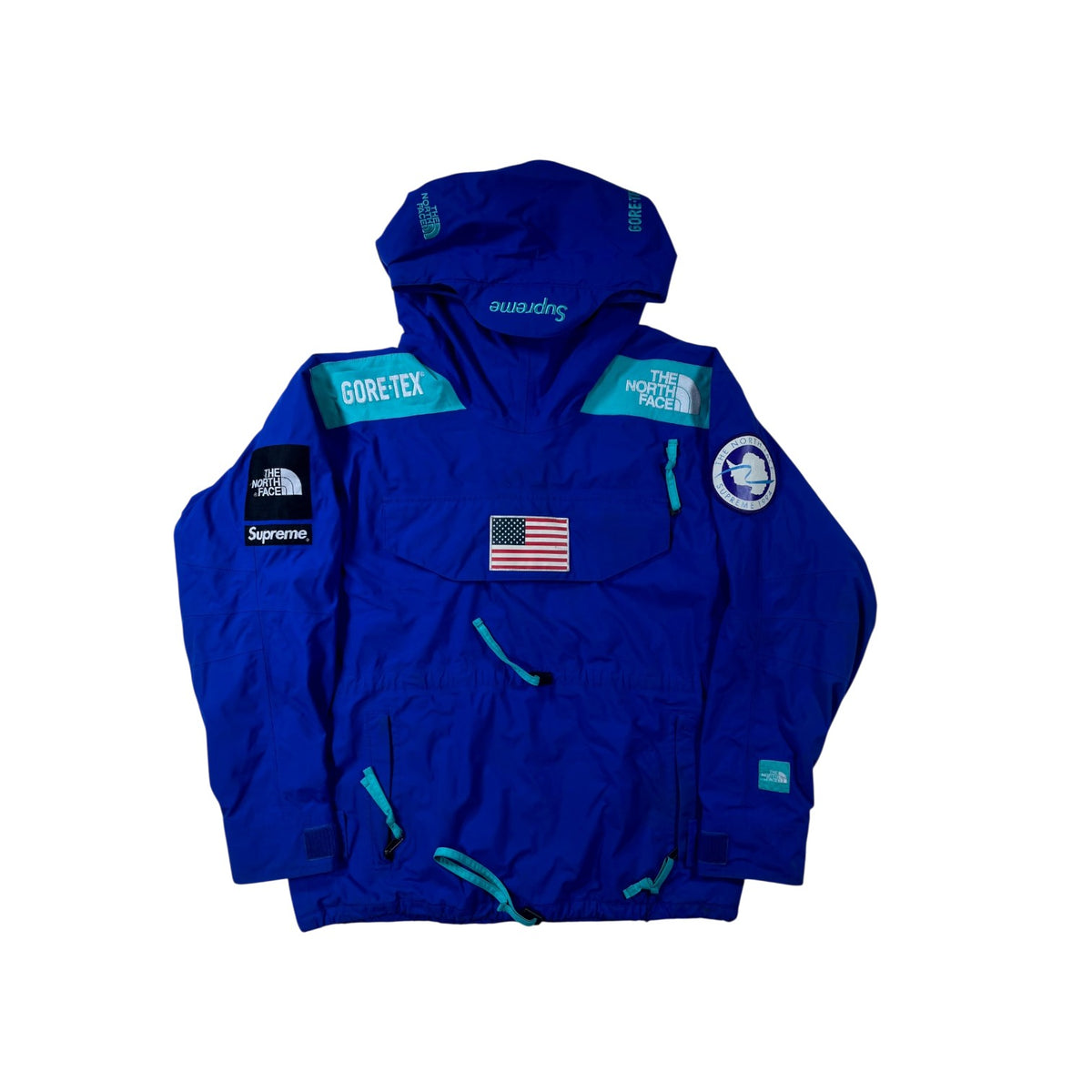 Supreme The North Face Trans Antarctica Expedition Pullover Blue Jacket