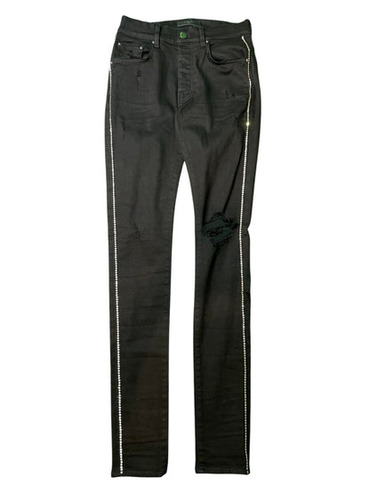 Amiri Black Side Studded Plain