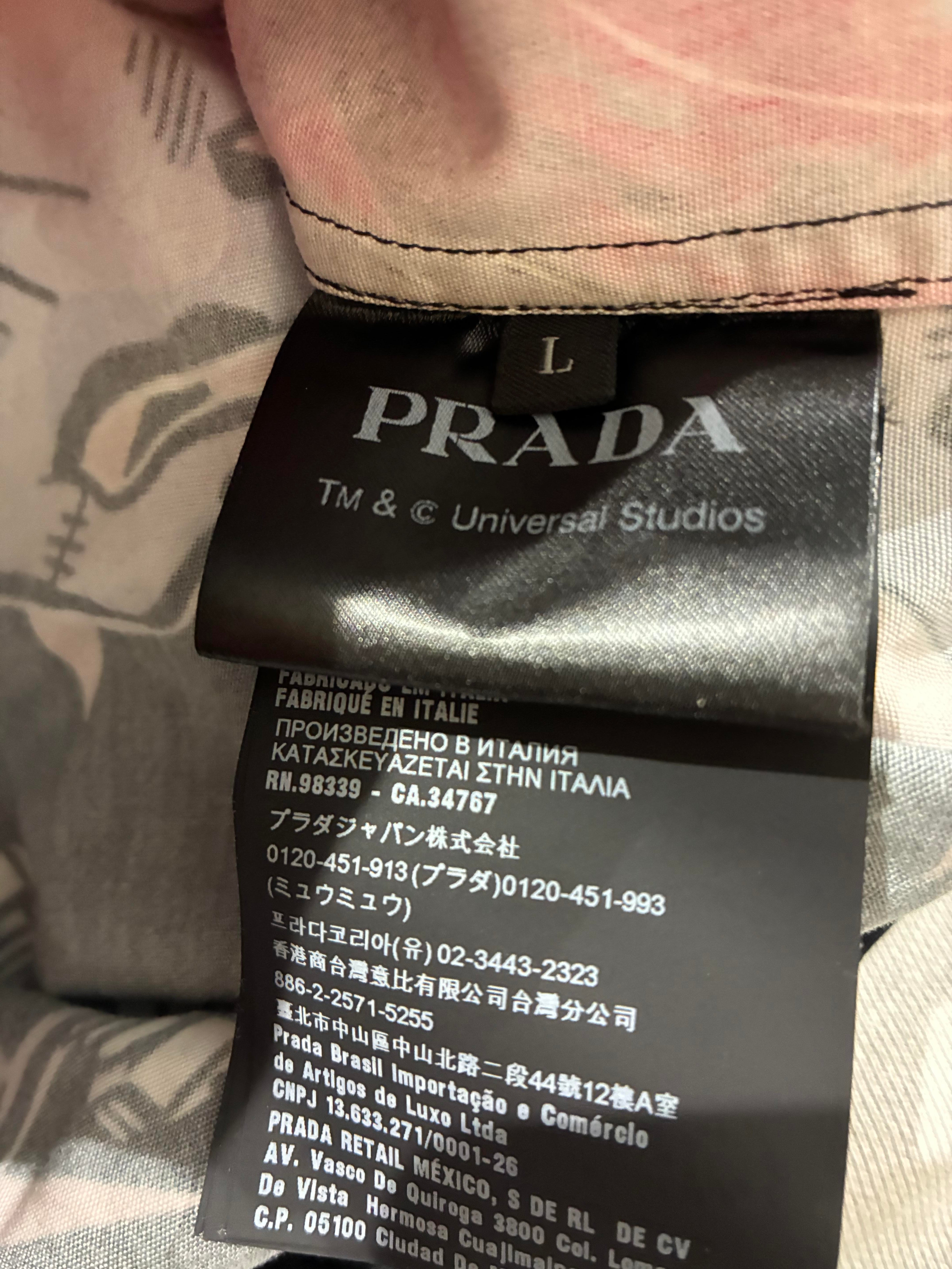 Prada Frankenstein Rose Button Up