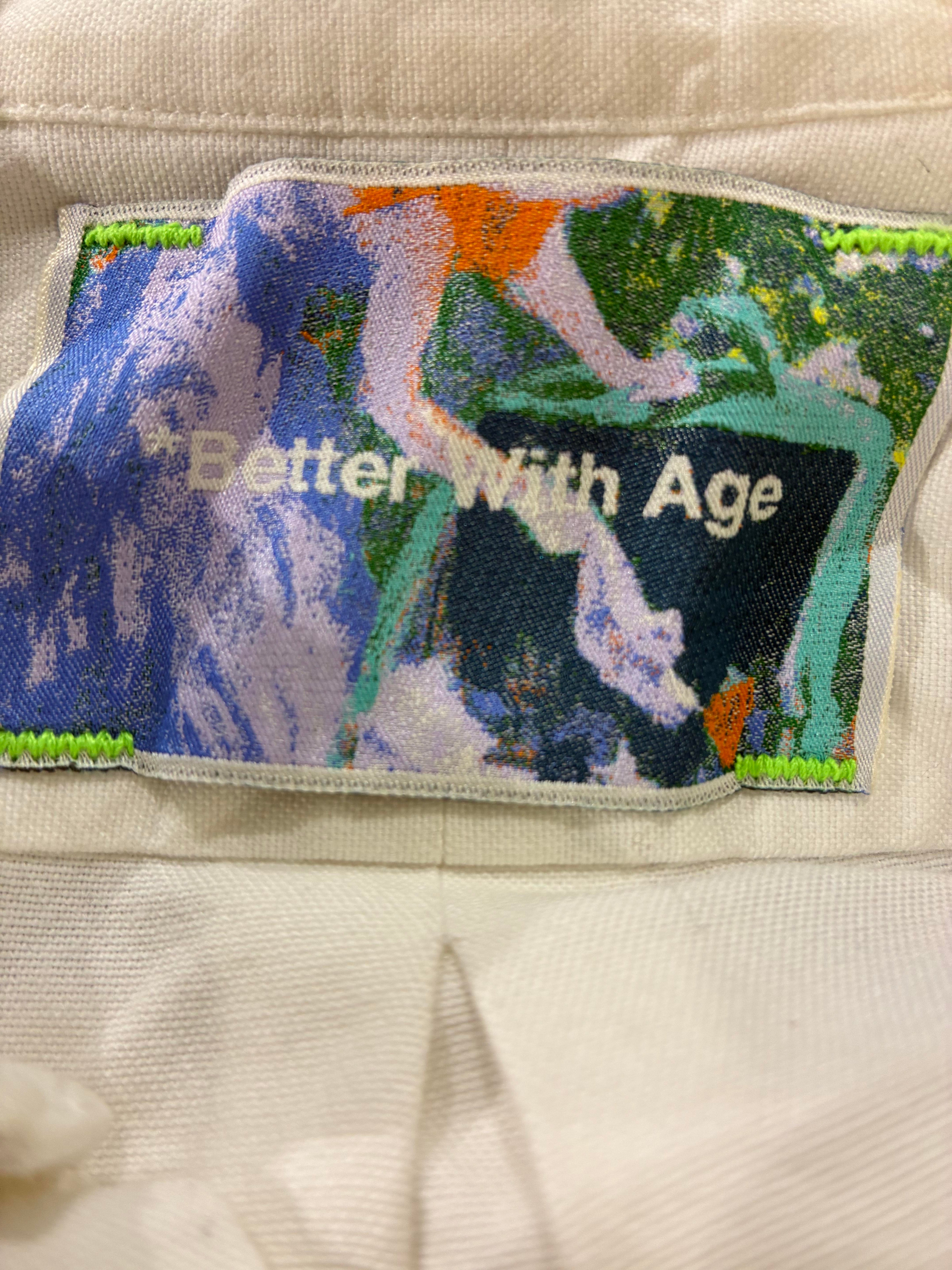 Better With Age 'Road Trip' White Button Down Shirt