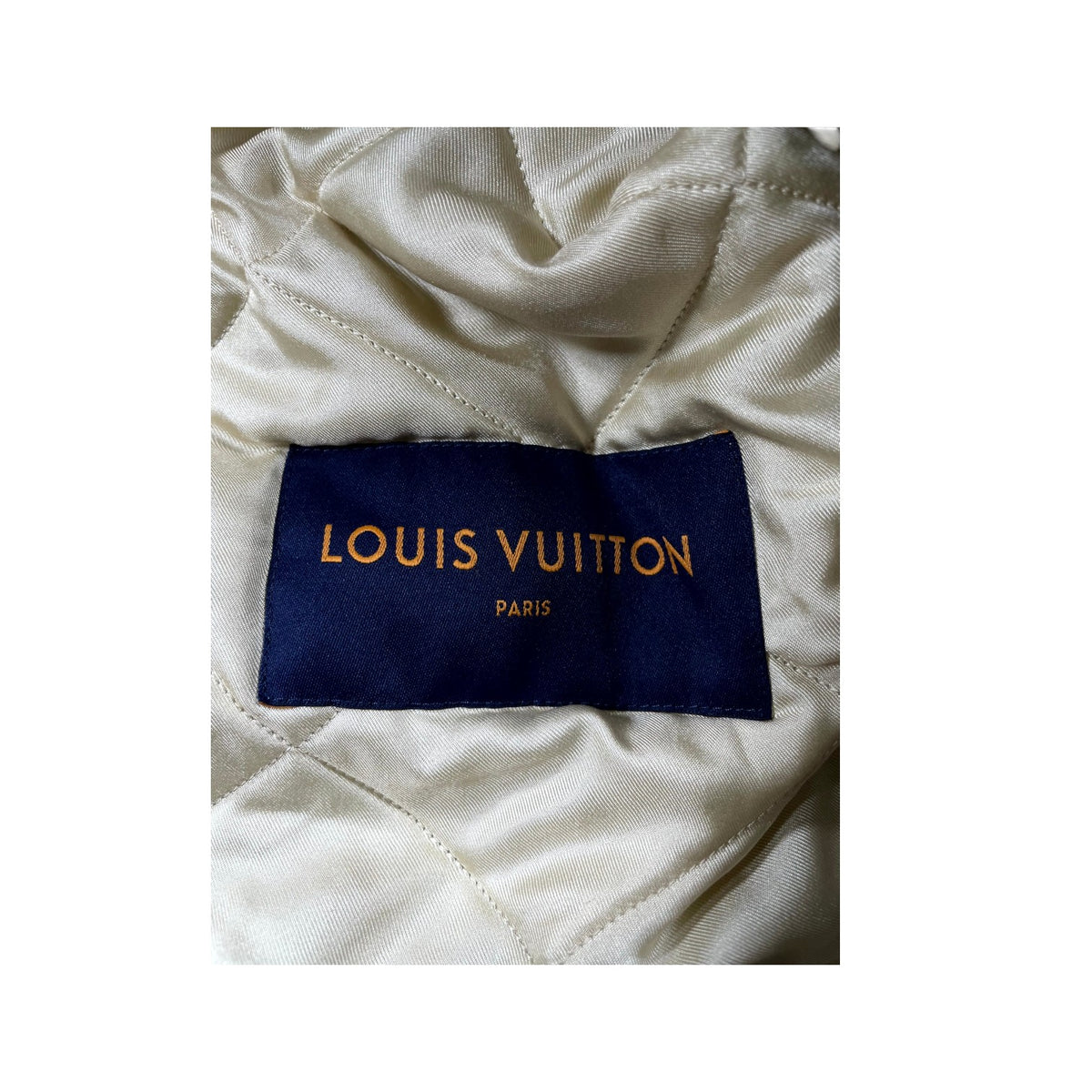 Louis Vuitton Denim Floral Destroyed Quilted Light Wash & Multicolor Jacket