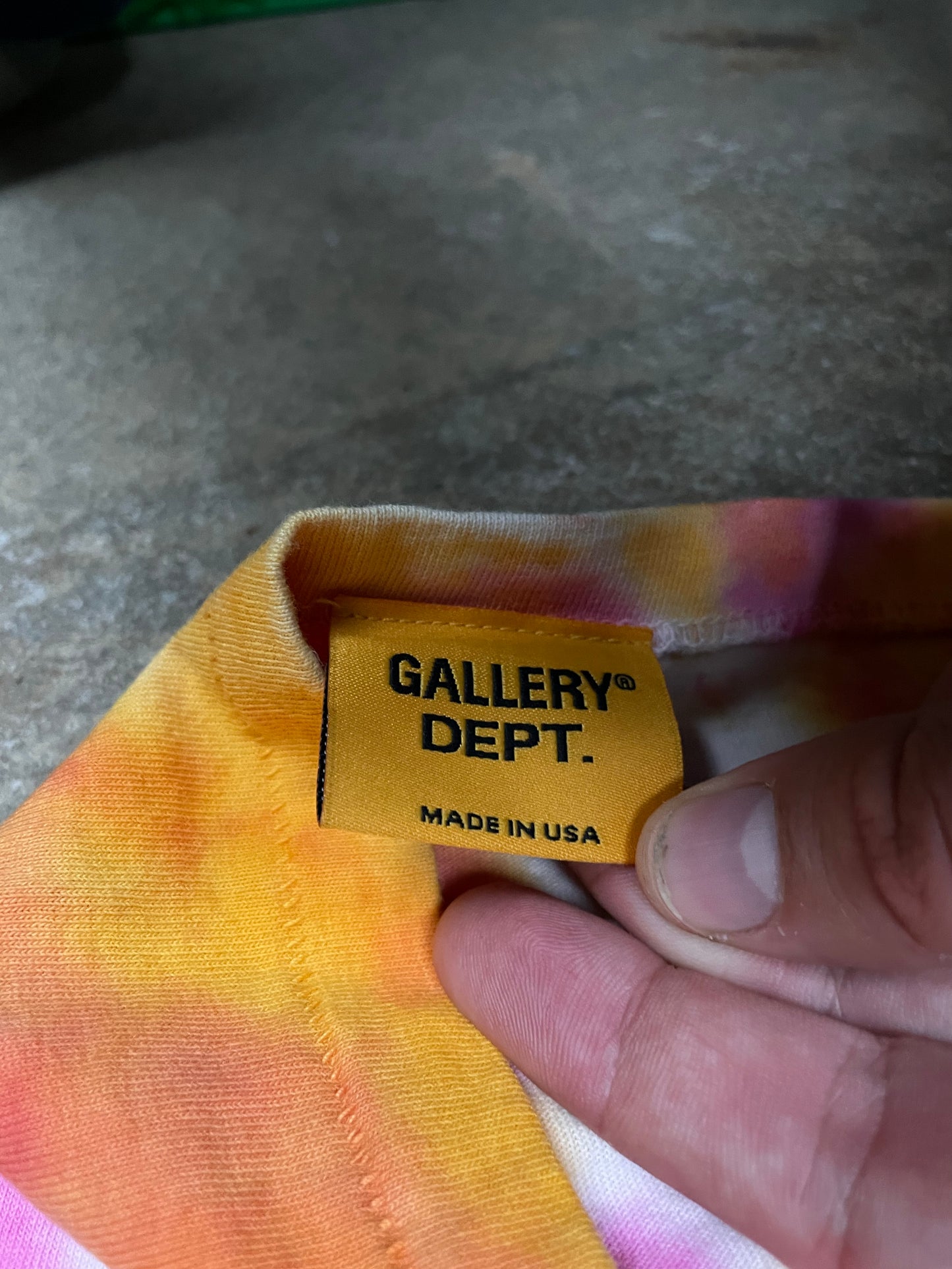 Gallery Dept Tie Dye Tee Used Large