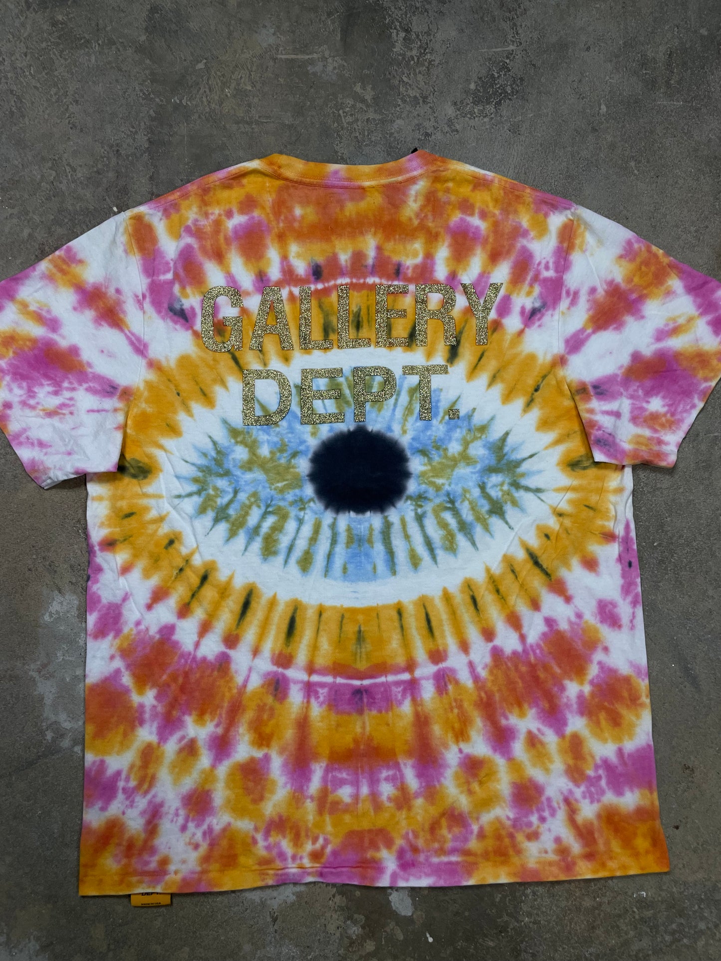 Gallery Dept Tie Dye Tee Used Large