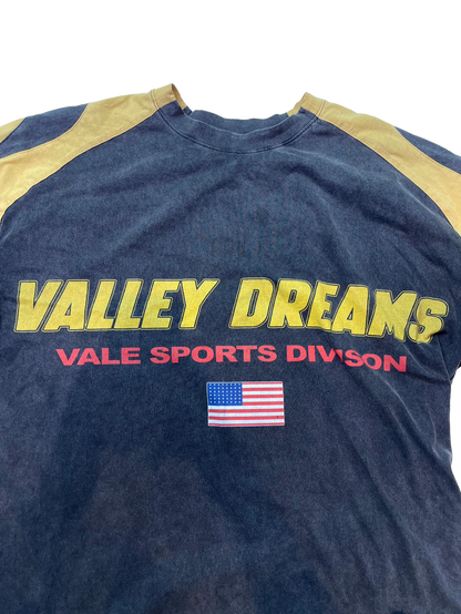 Vale Yellow & Grey Tee