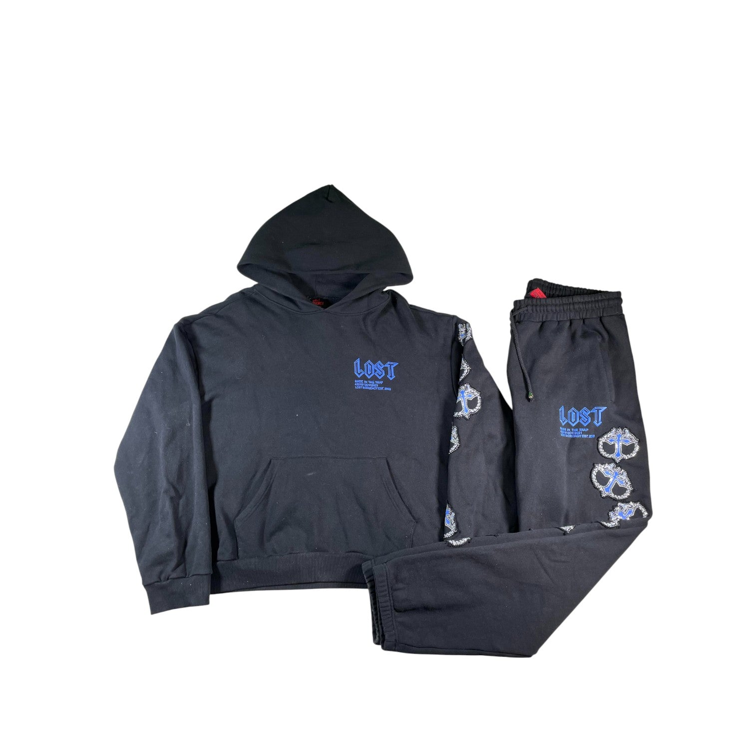 LOST Intricacy Black & Blue Mitt Sweatsuit