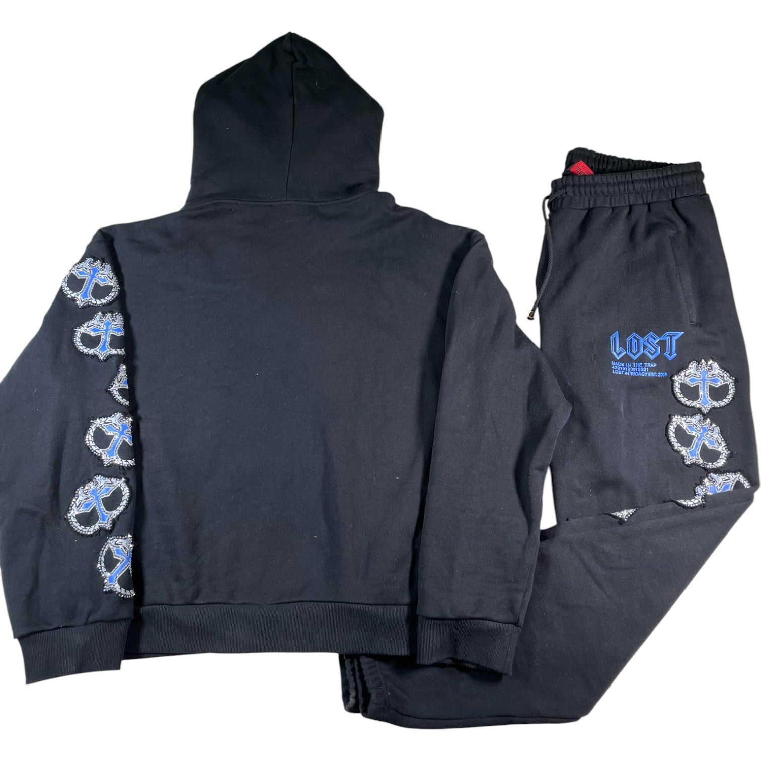 LOST Intricacy Black & Blue Mitt Sweatsuit