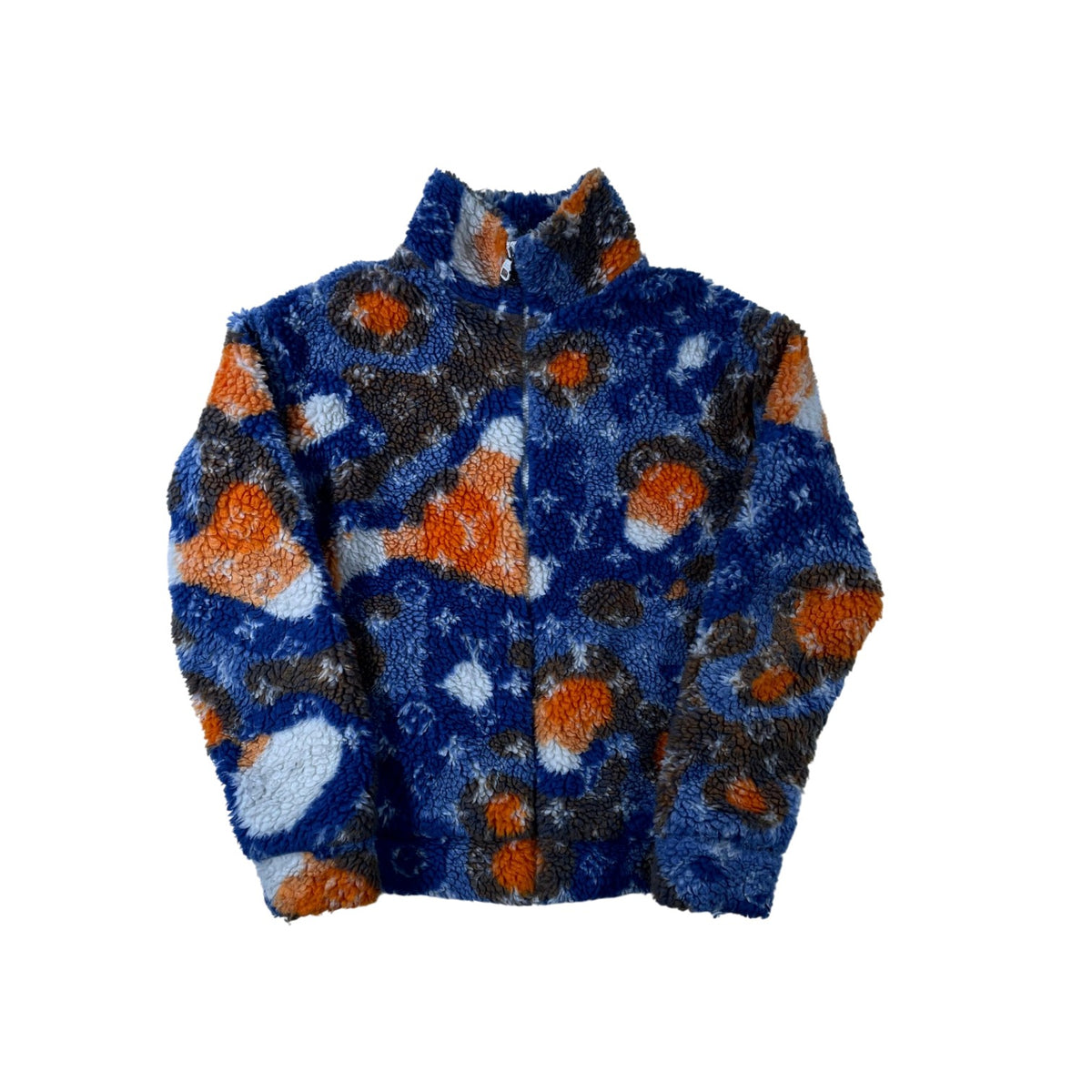 Louis Vuitton Monogram Fleece Orange & Blue Jacket