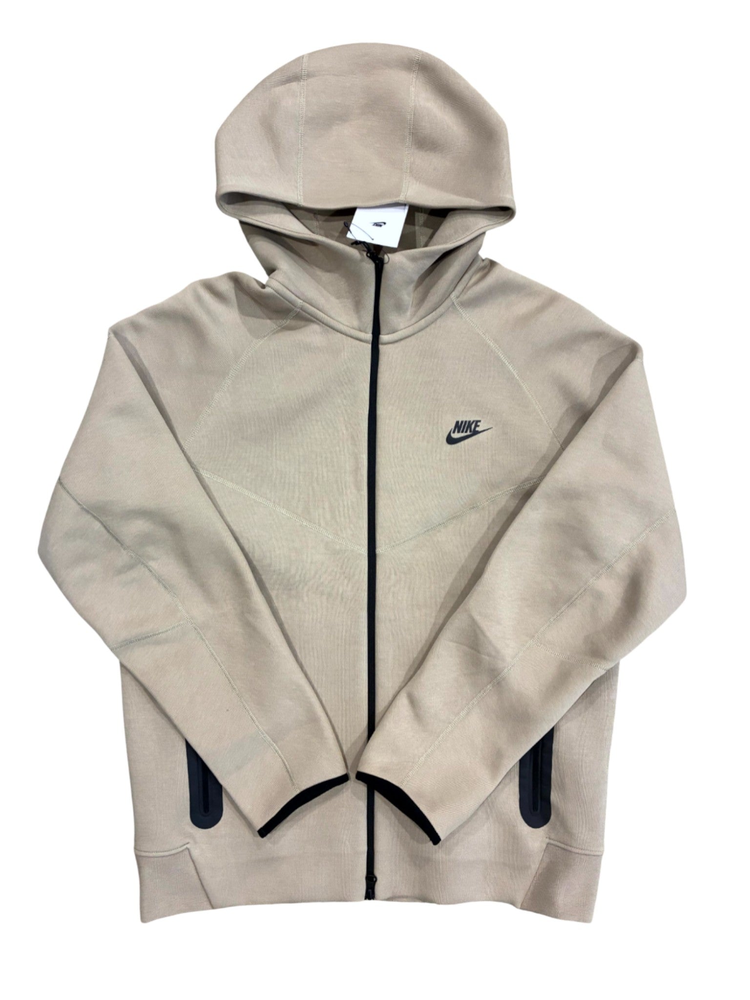 Nike Tech Zip Up Tan Jacket
