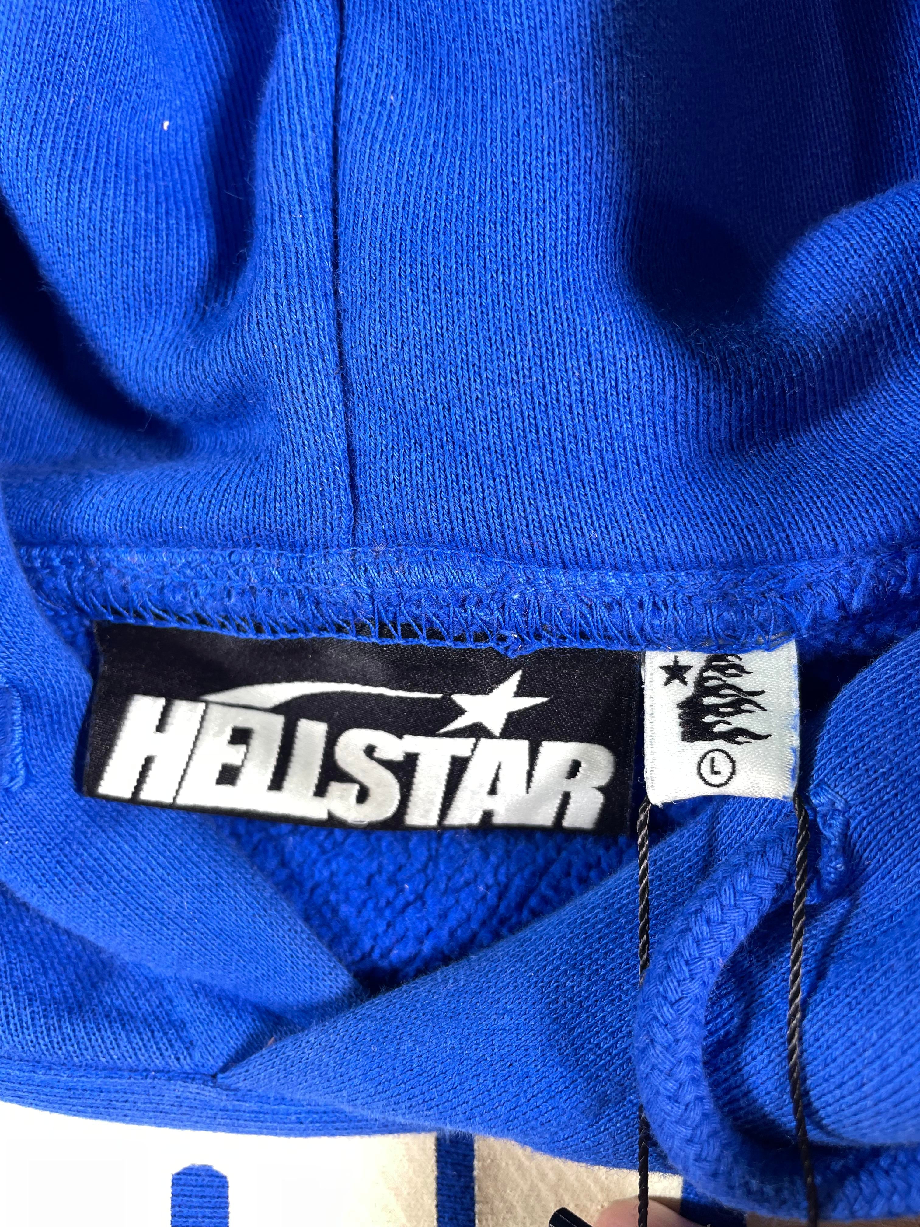 Hellstar No Guts No Glory Blue Hoodie