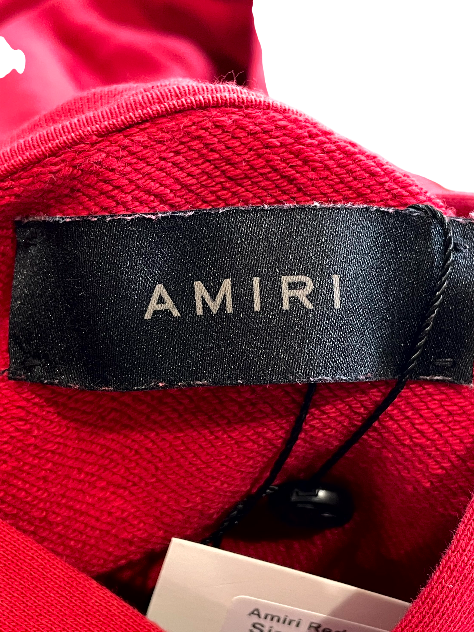 Amiri MA Quad Red & White Hoodie