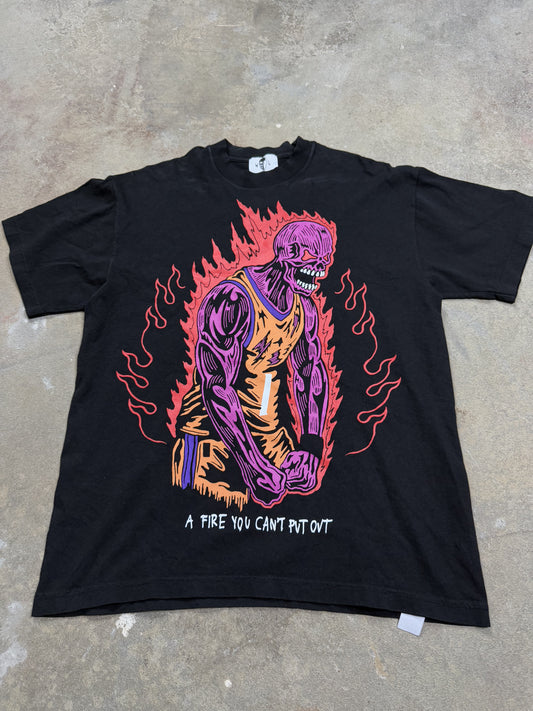 Warren Lotas Tee A Fire You Cant Put Out Used Medium