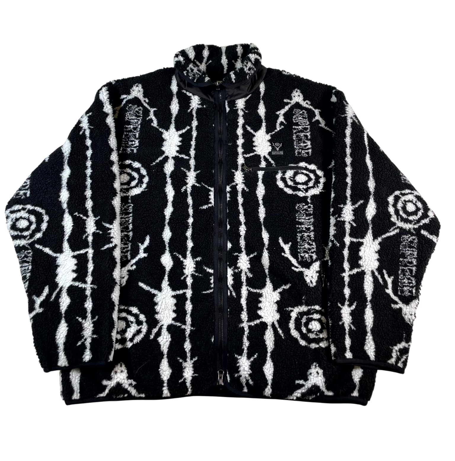 Supreme South West Fleece Black Jacket