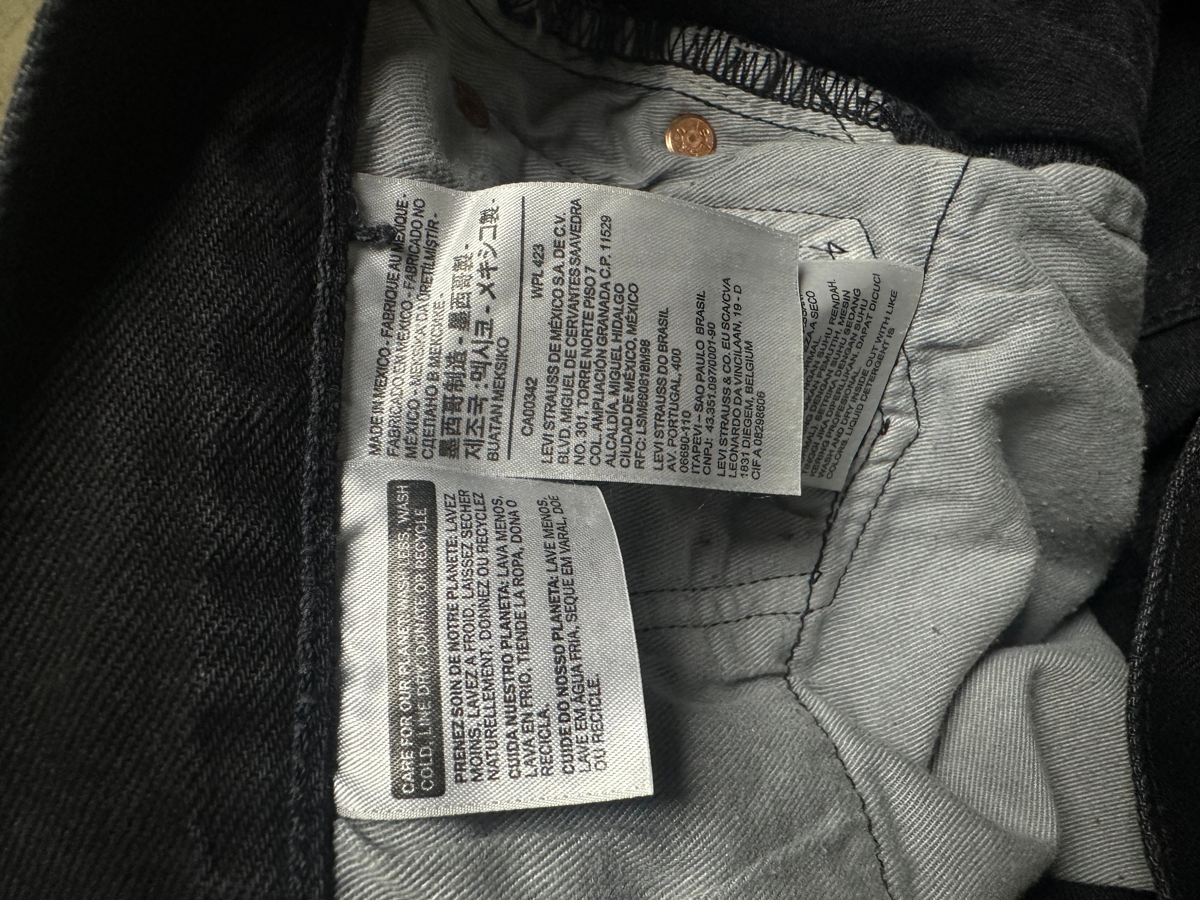 Denim Tears Stussy Jeans Black Used 36