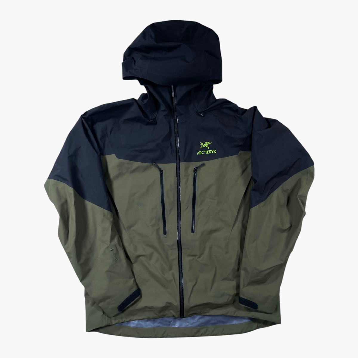 Arcteryx Alpha SV Olive Windbreaker Jacket