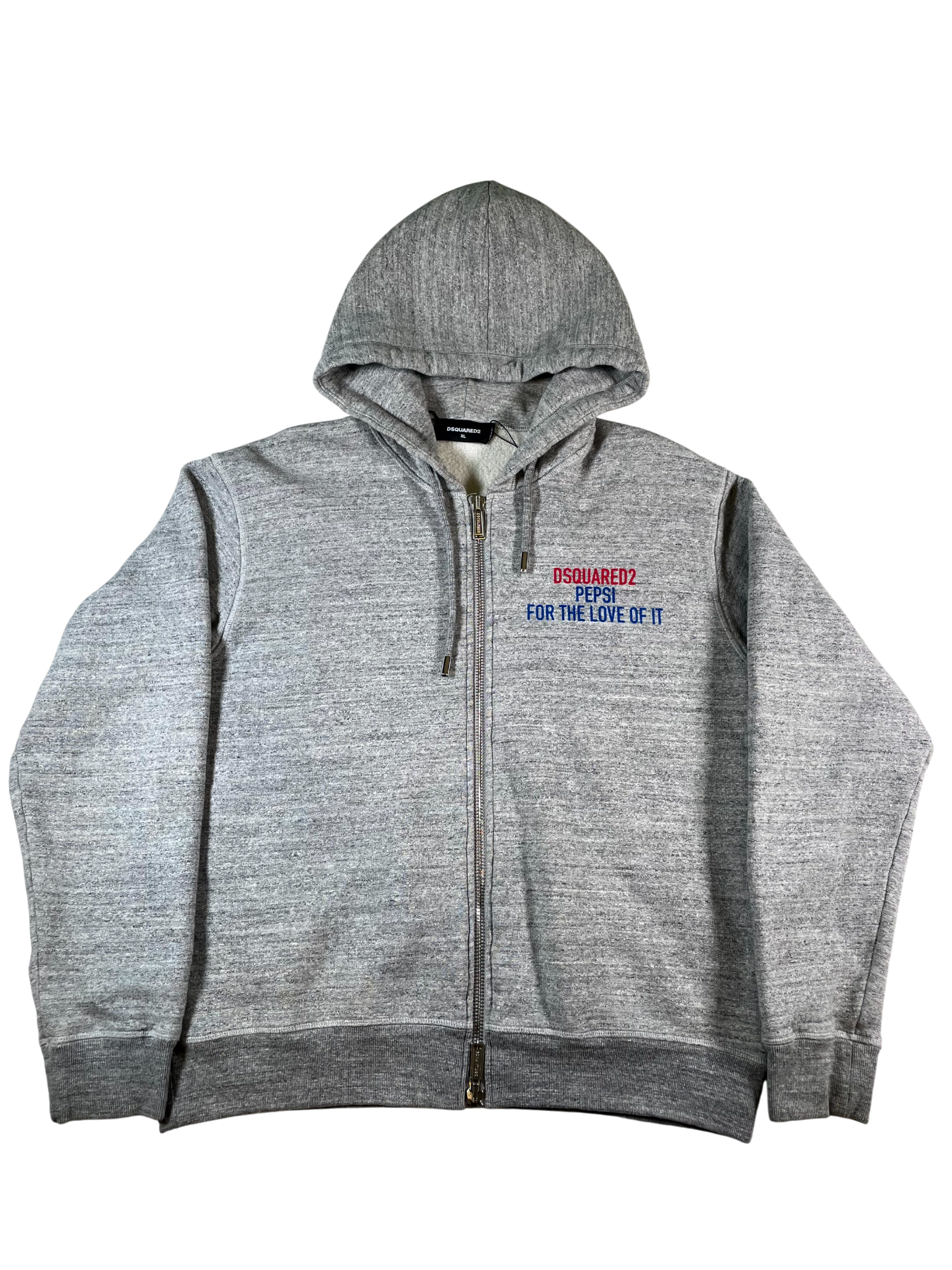 Dsquared2 Pepsi Zip Up Grey Hoodie
