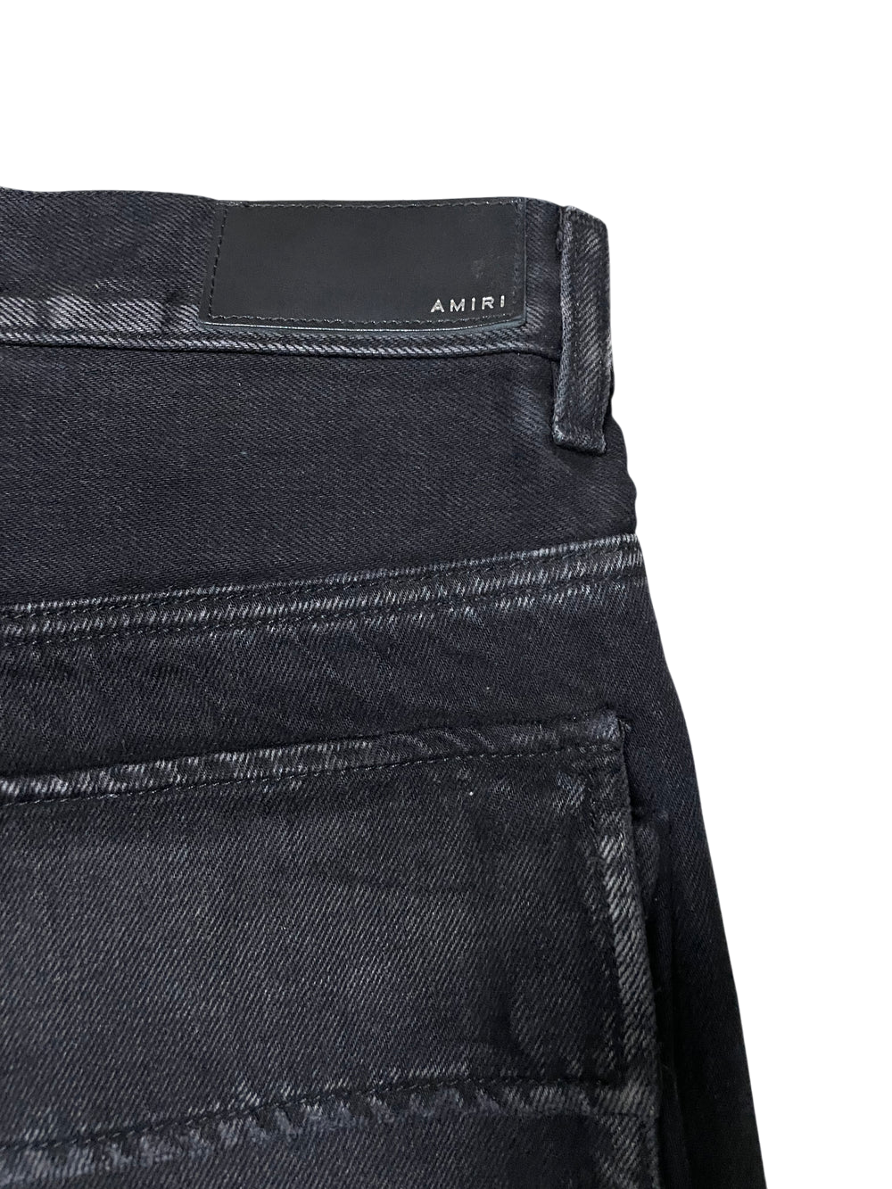 Amiri Cargo Flare Black Jeans