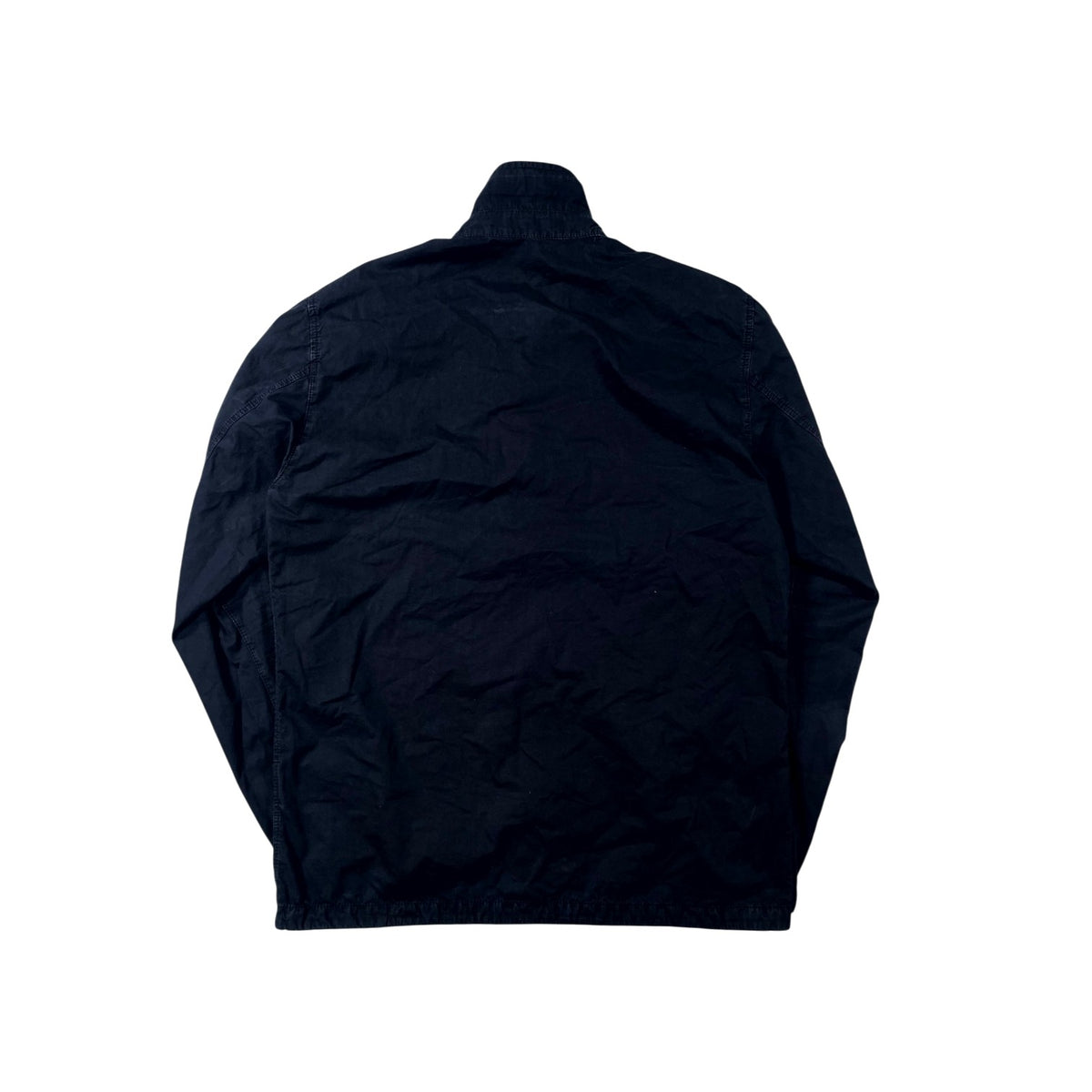 Stone Island Zip Up Black Sweatshirt