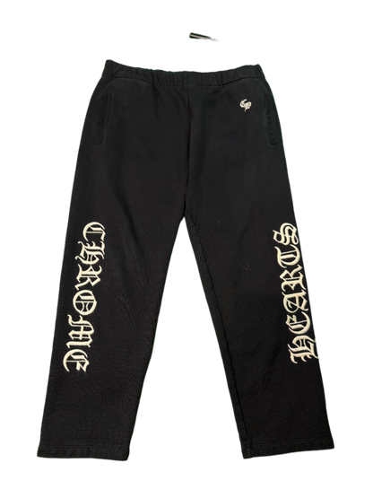Chrome Hearts Embroidered Black & Cream Sweatpants