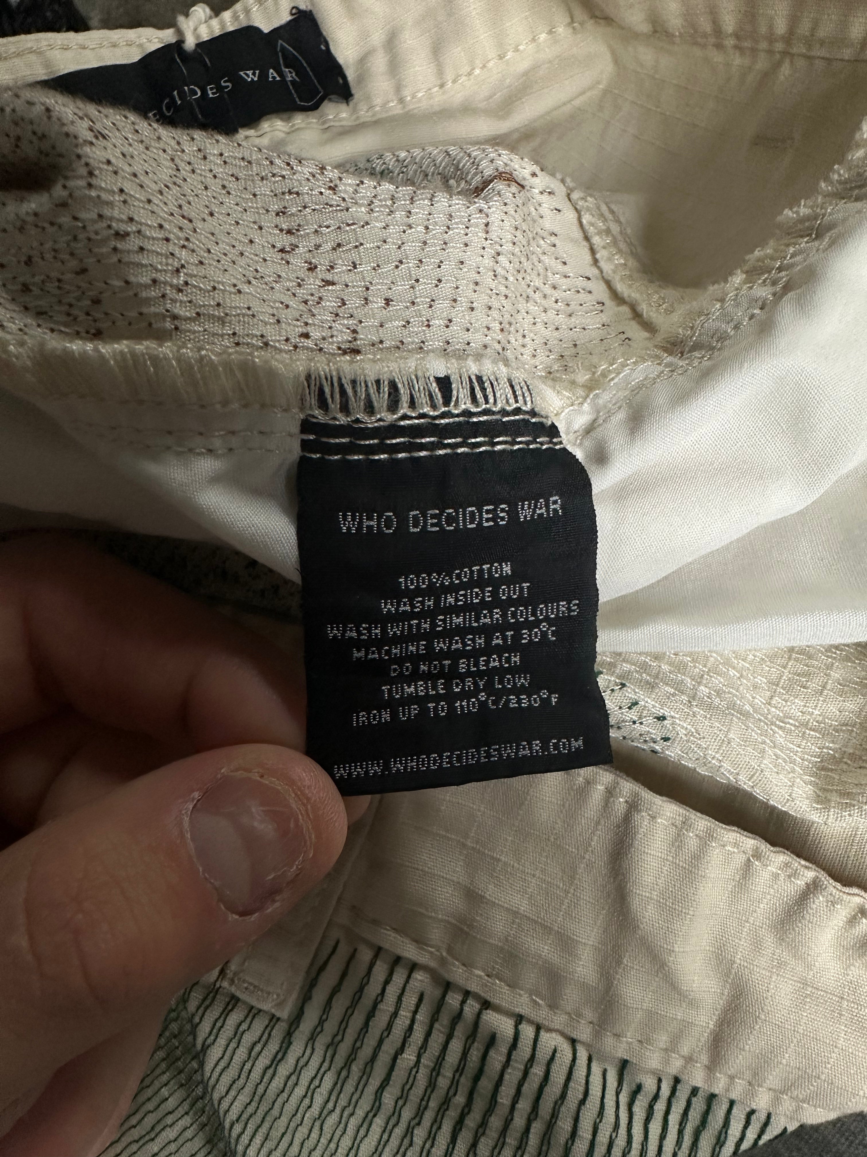 WDW Camouflage Embroidery Pants New 30 With Tags