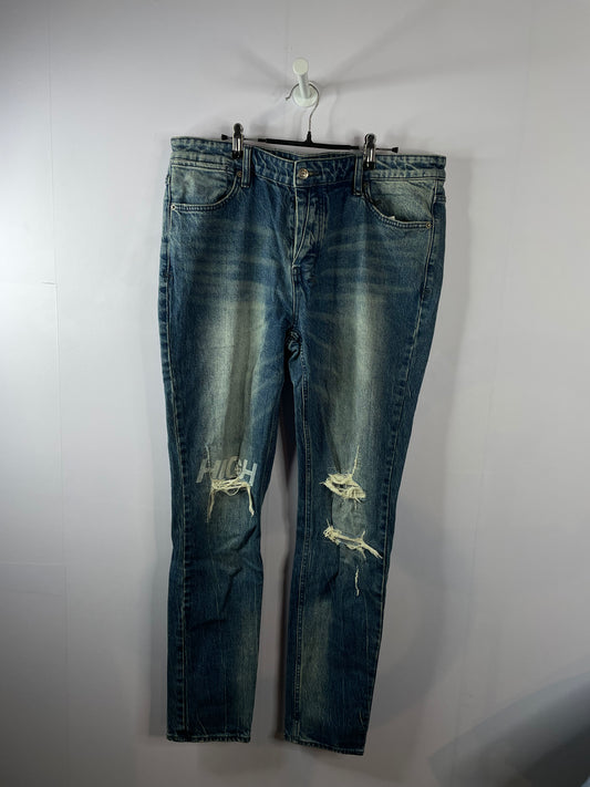 Ksubi Distressed Dark Wash Jeans