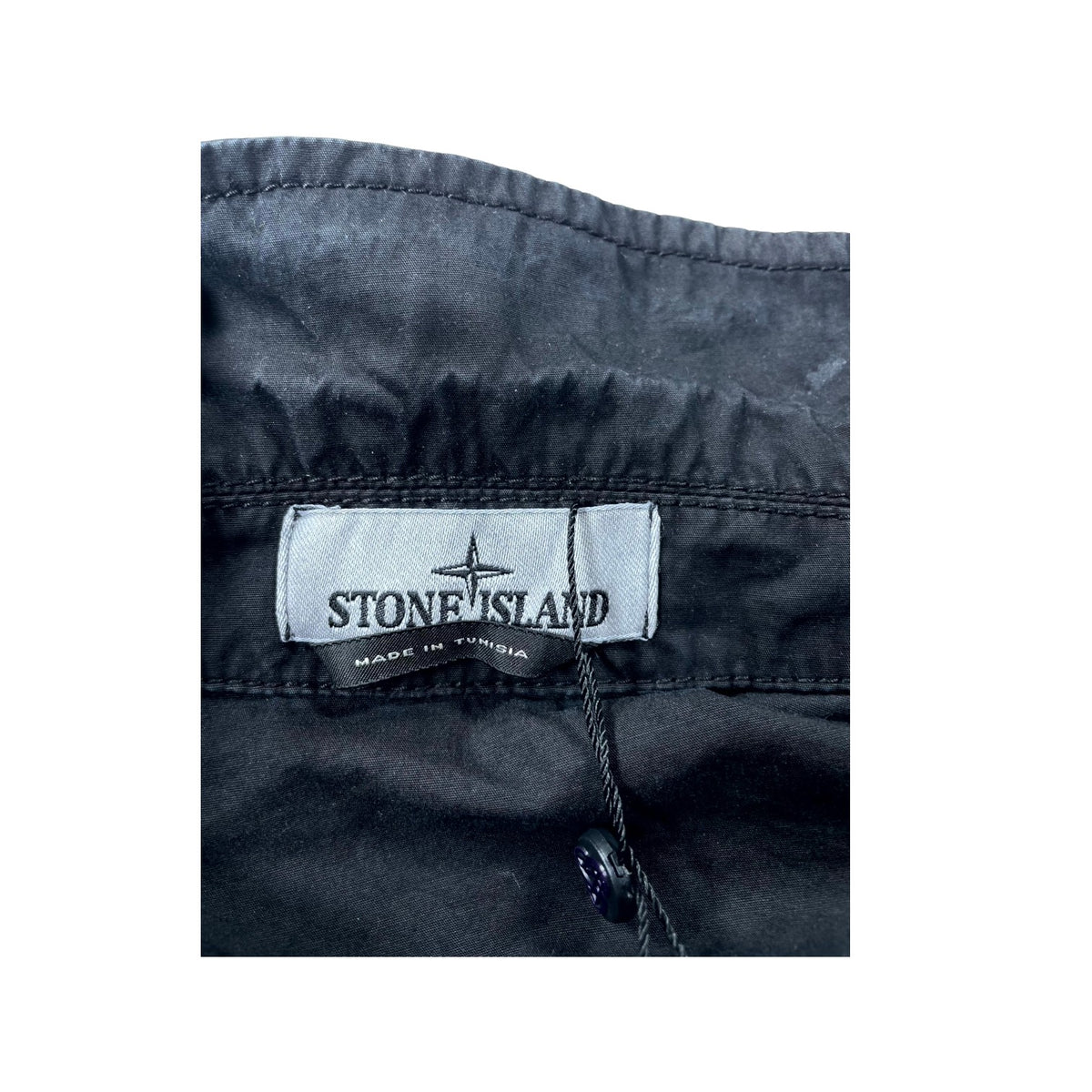 Stone Island Zip Up Black Sweatshirt