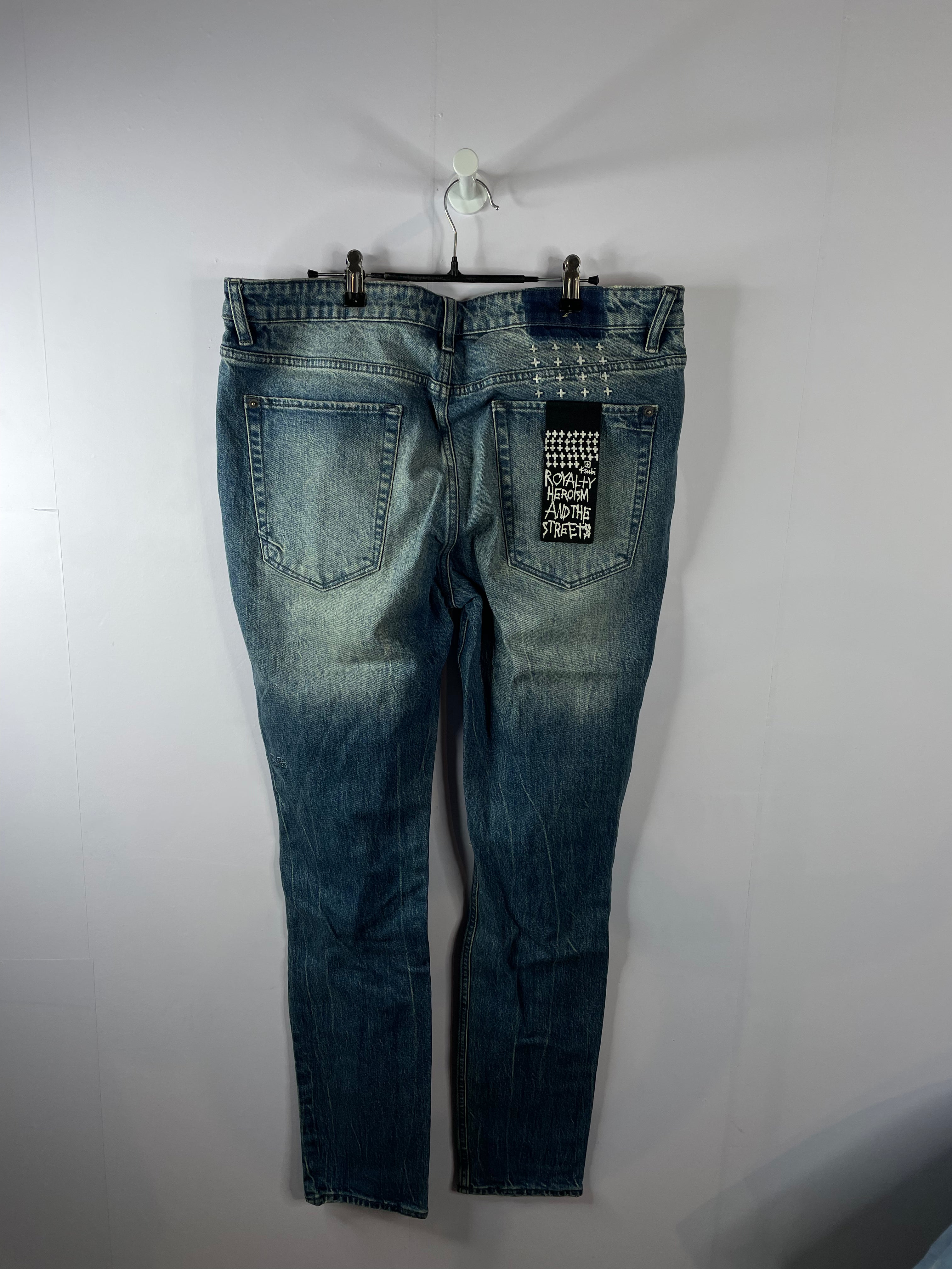 Ksubi Distressed Dark Wash Jeans