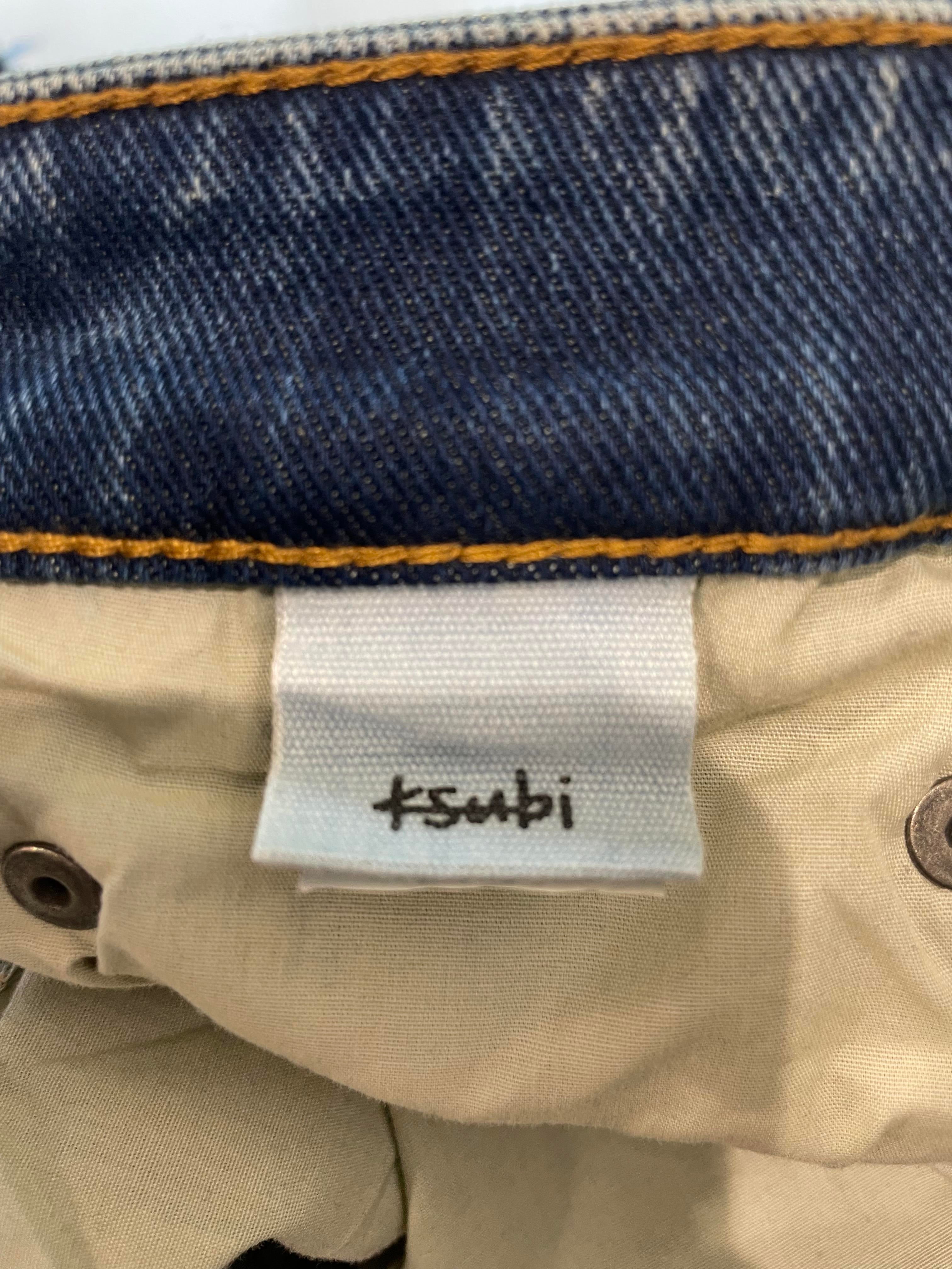 Ksubi Light Wash glitter Jeans