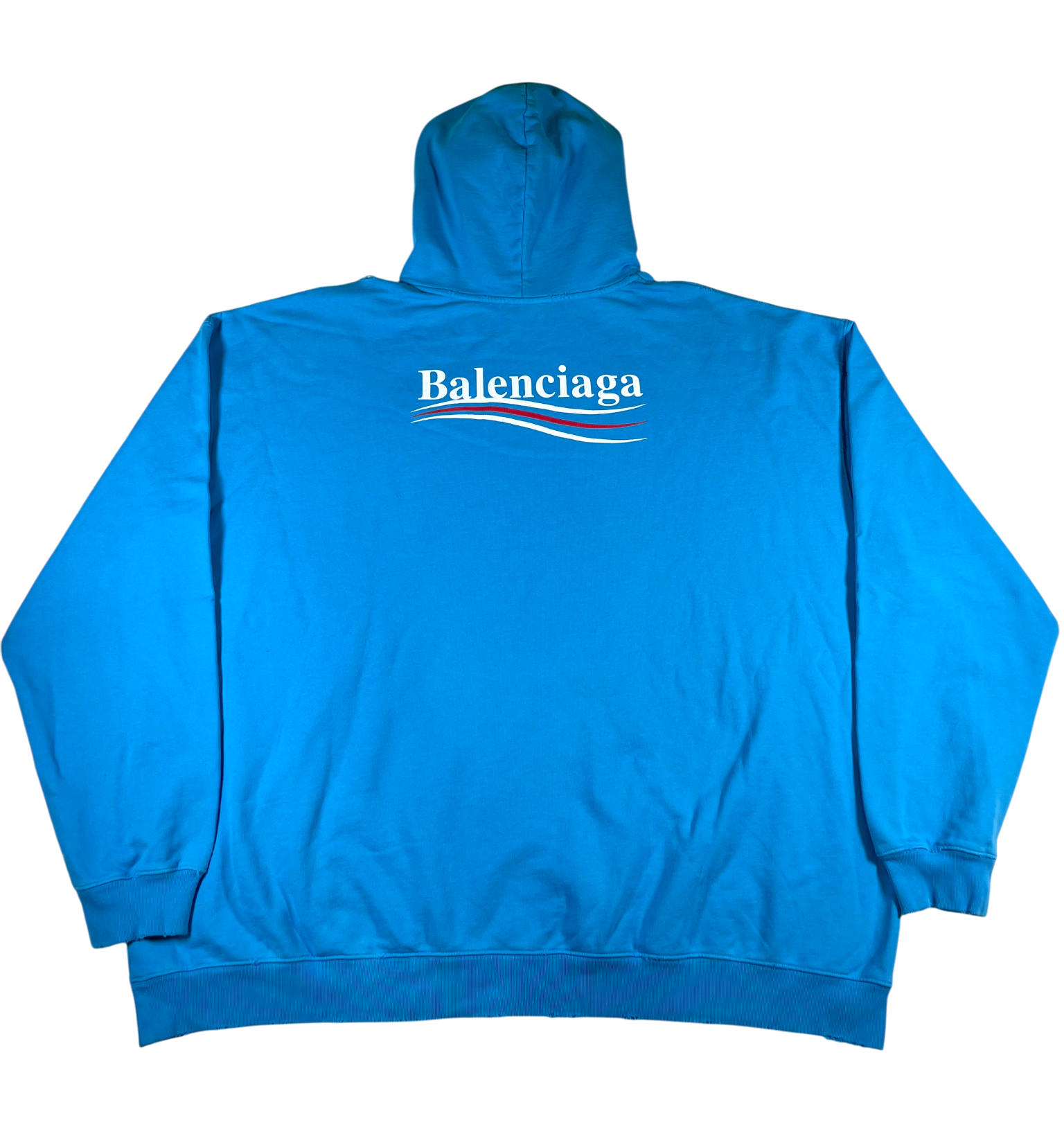 Balenciaga Pepsi Logo Azure Hoodie