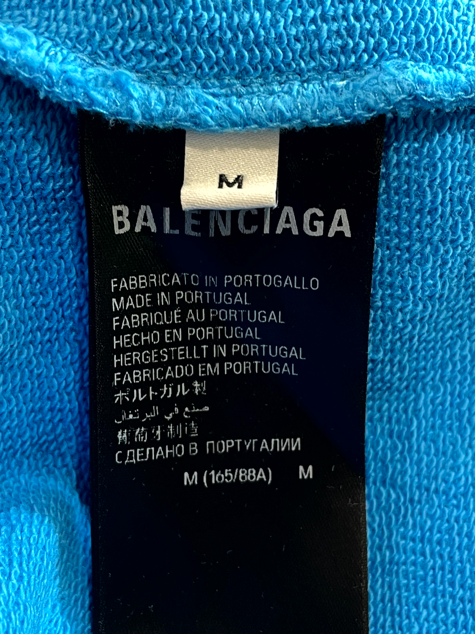 Balenciaga Pepsi Logo Azure Hoodie