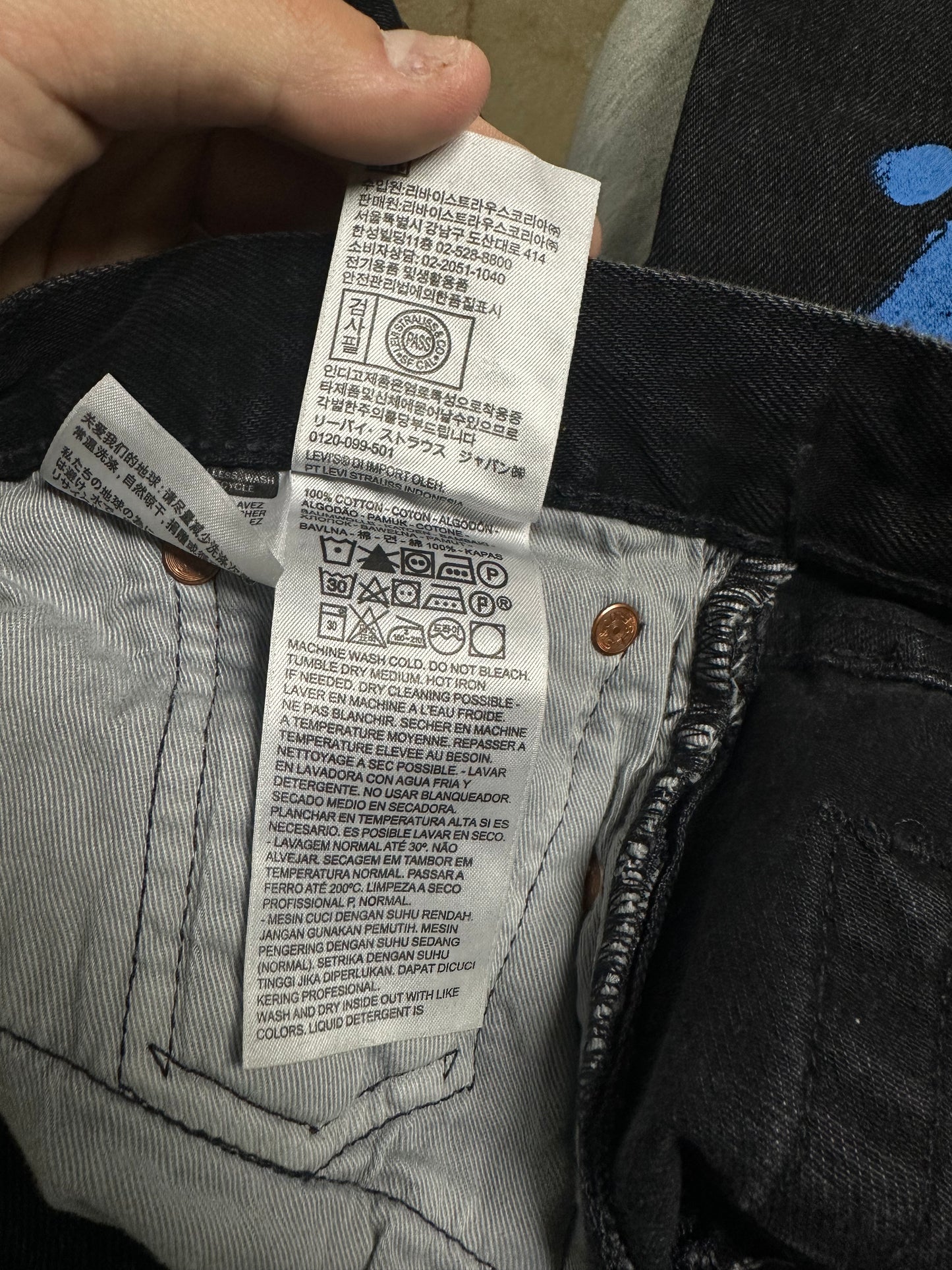 Denim Tears Jeans Black BSTROY Used 30